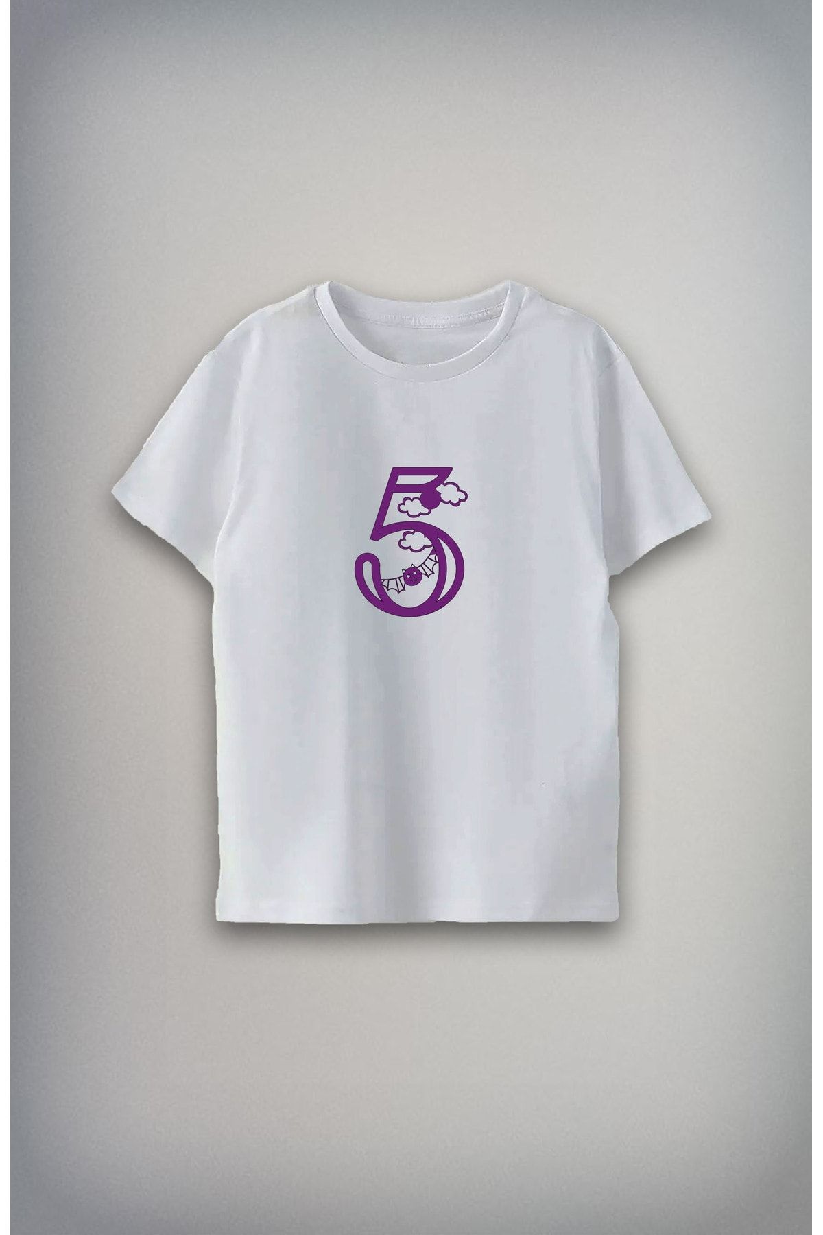 Darkia 5 YAŞ Özel Tasarım Baskılı Unisex Çocuk T-shirt Tişört
