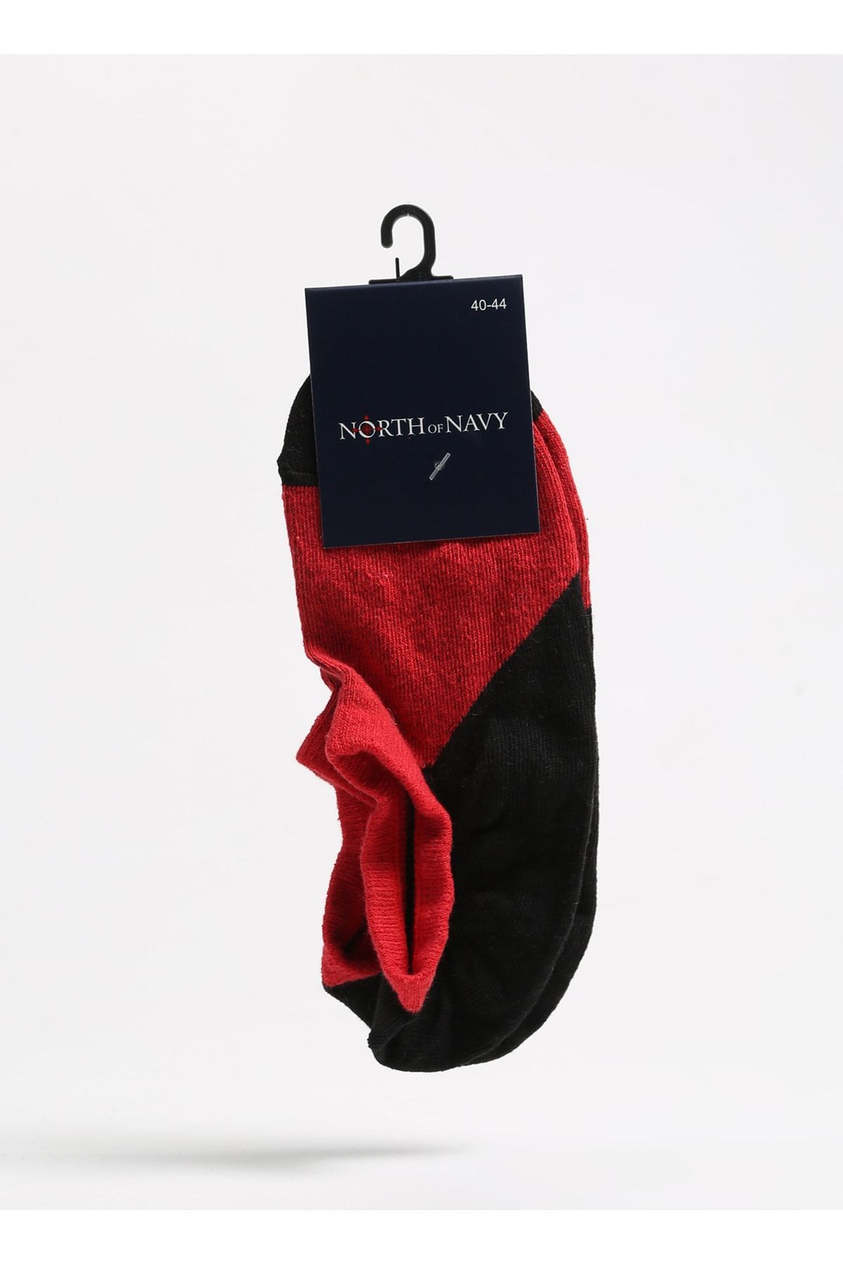 North of Navy Kırmızı Erkek Babet Çorabı