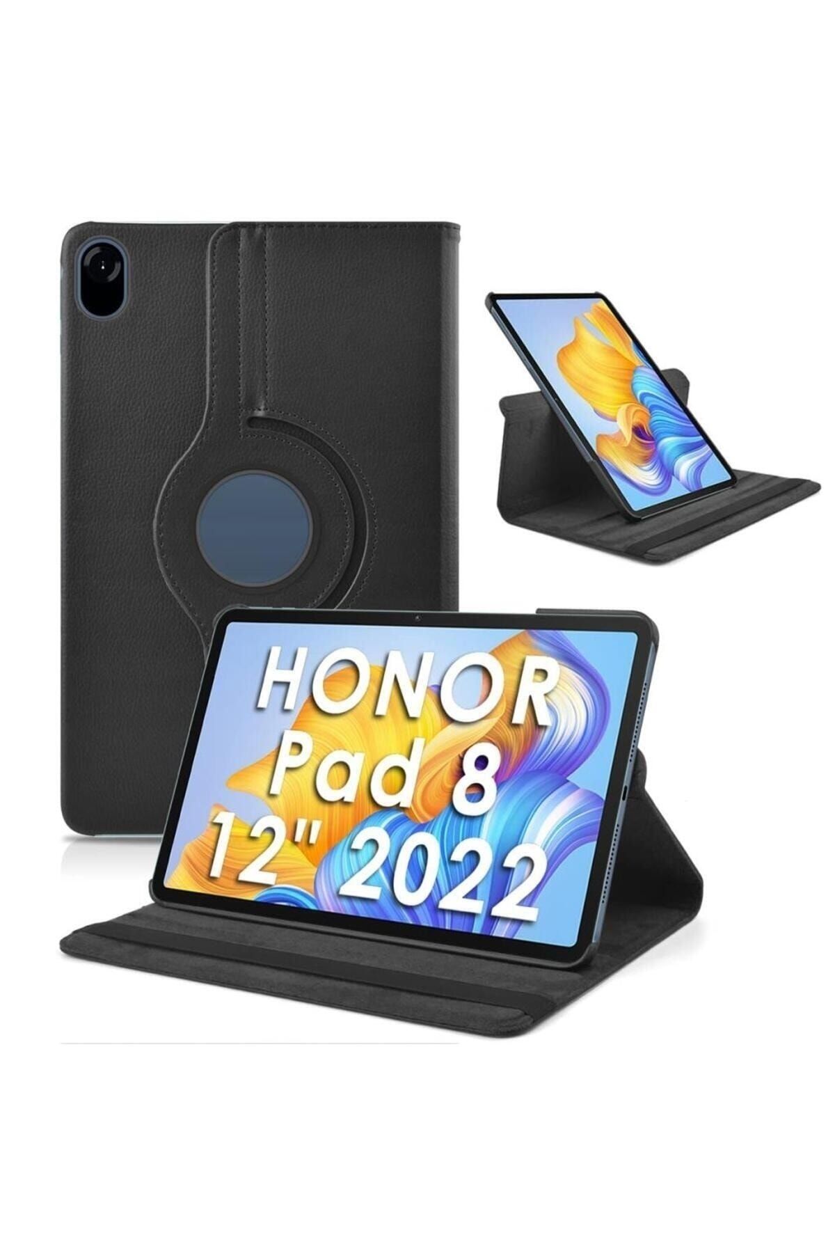 TEKNETSTORE Honor Pad 8 12'' Inç 2022 Uyumlu 360 Dönen Koruyucu Tablet Kılıfı Hey-w09