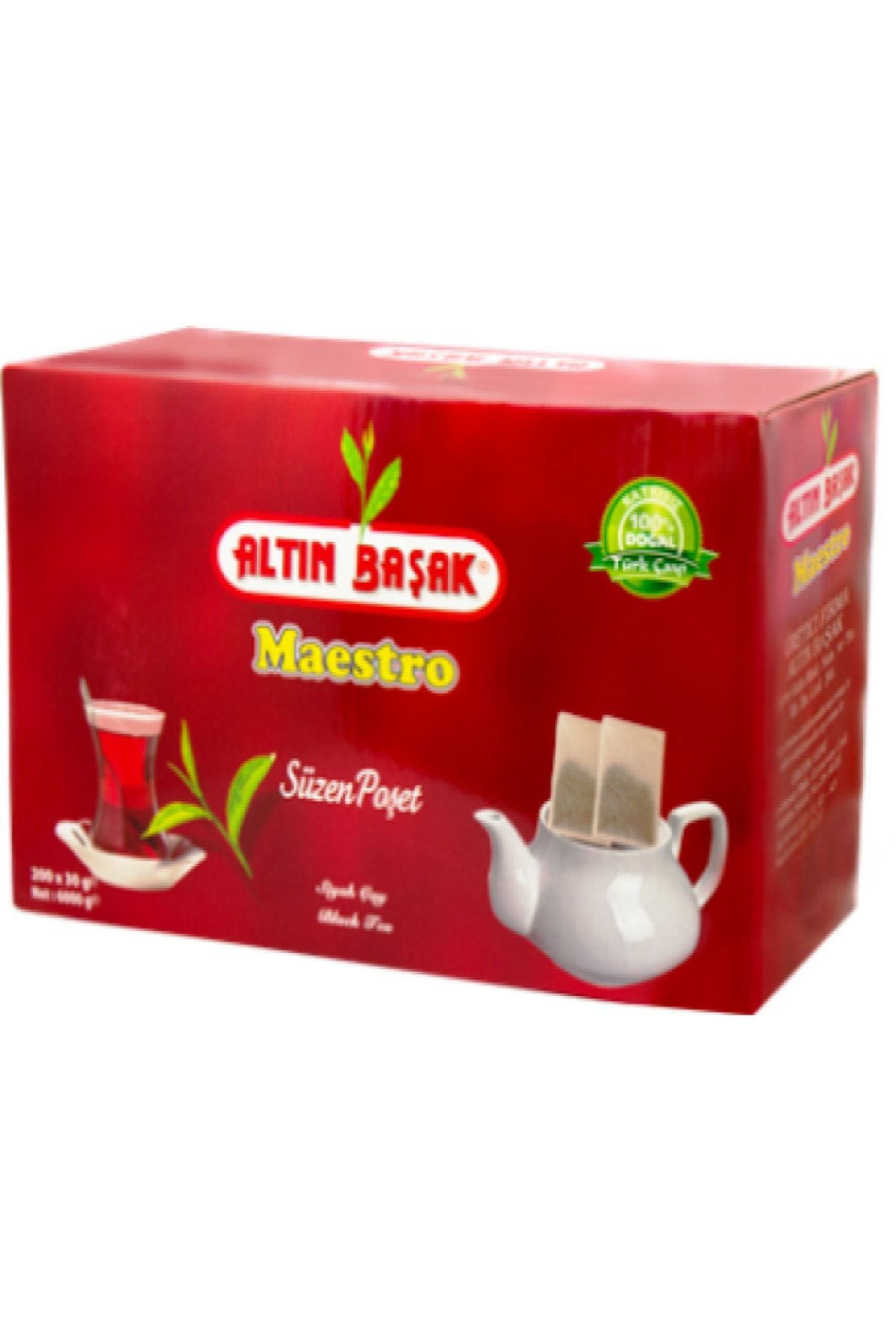 ALTINBAŞAK ÇAY Altınbaşak maestro demlik poşet çay 30gr /200 adet / 6kg