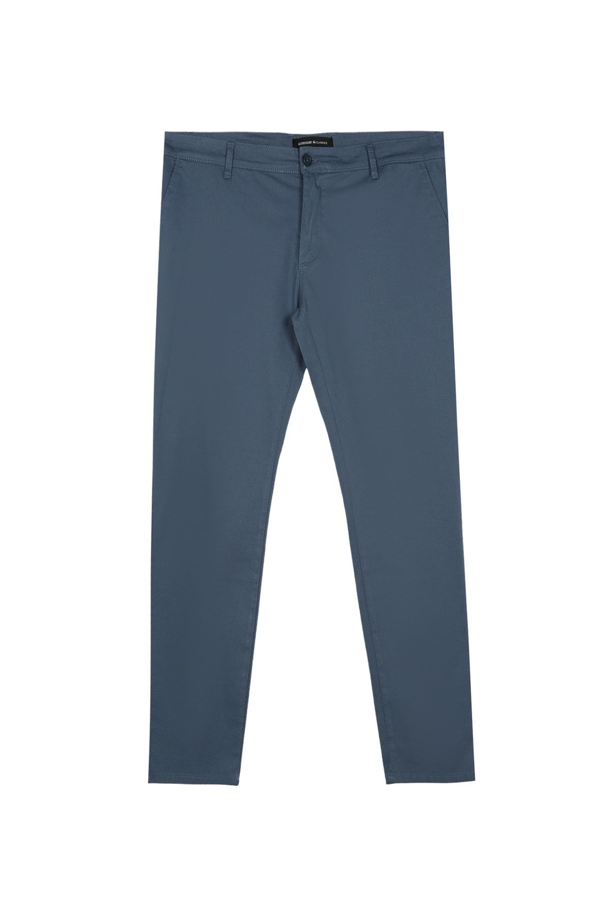 Altınyıldız Classics Altınyıldız Classics Normal Bel Dar Paça Slim Fit Mavi Erkek Pantolon 4A0123200091