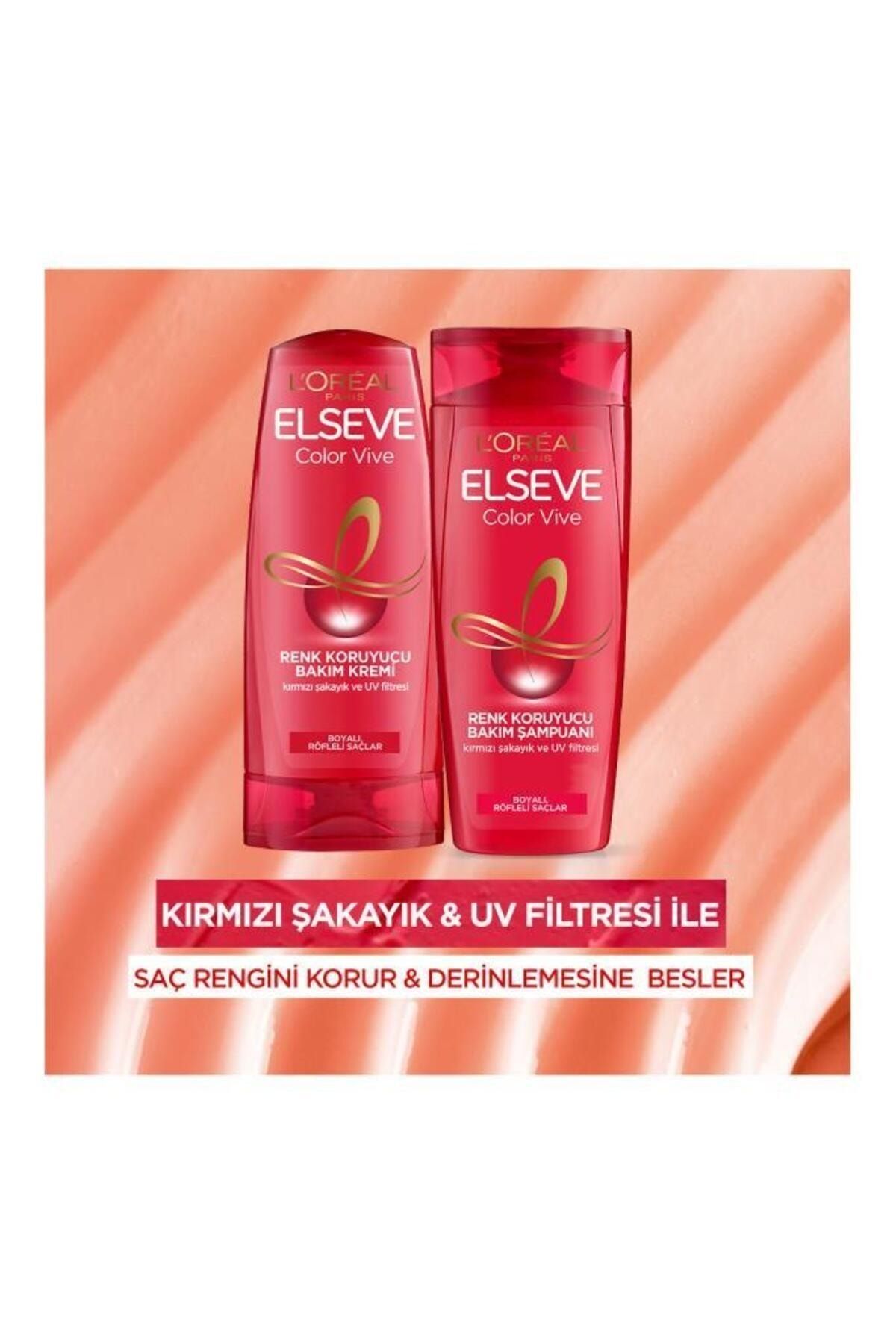 L'Oréal Paris Elseve Colorvive Renk Koruyucu Bakım Şampuanı 2'si 1 Arada 450 ml_3