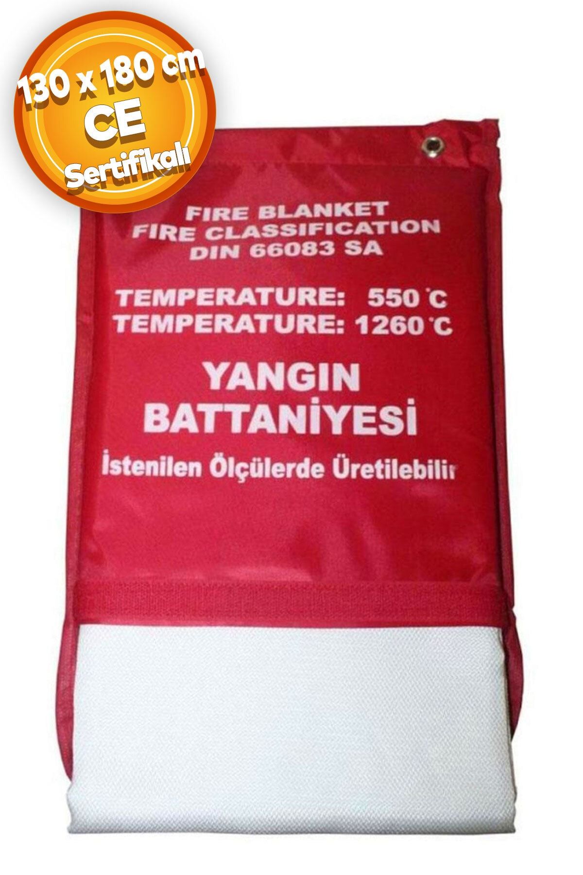 Badem10 Yangın Söndürme Battaniyesi 130 X 180 Cm Ce Sertifikalı