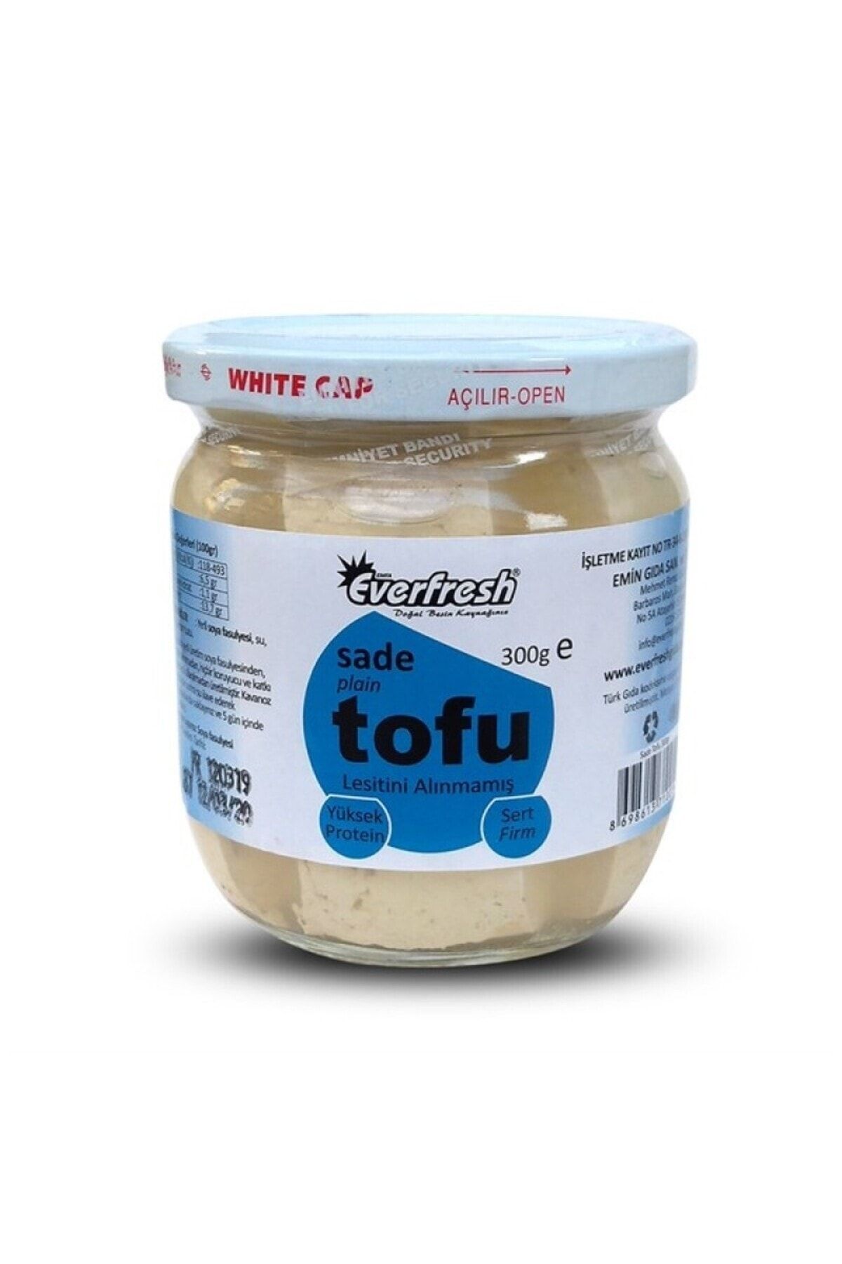 Everfresh Sade Tofu Vegan Bitkisel Gıda 2'li Ekonomik Paket ( 300 gr. x 2 : 600 gr. )
