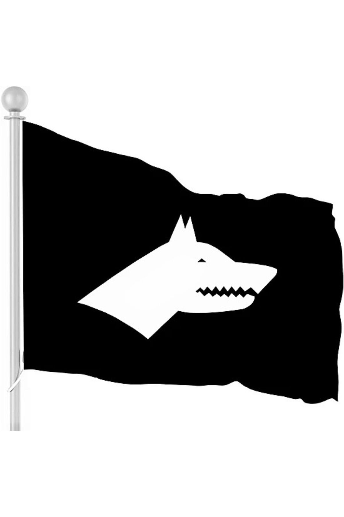 bayrakal  Göktürk Bayrağı, Siyah Gönder Bayrağı 50x75cm