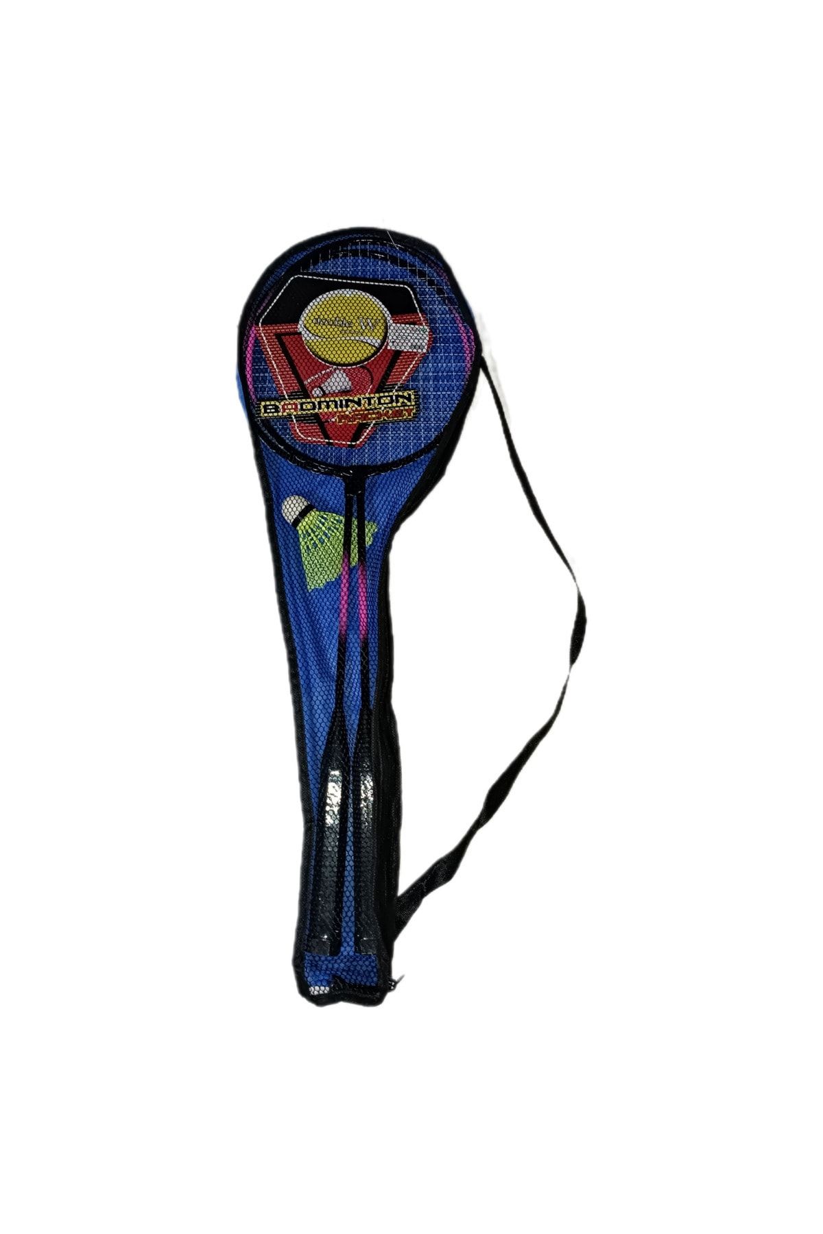 CeyDef Badminton raket seti 2 raket 1 top ve taşıma çantası amatör ve hobi kullanım