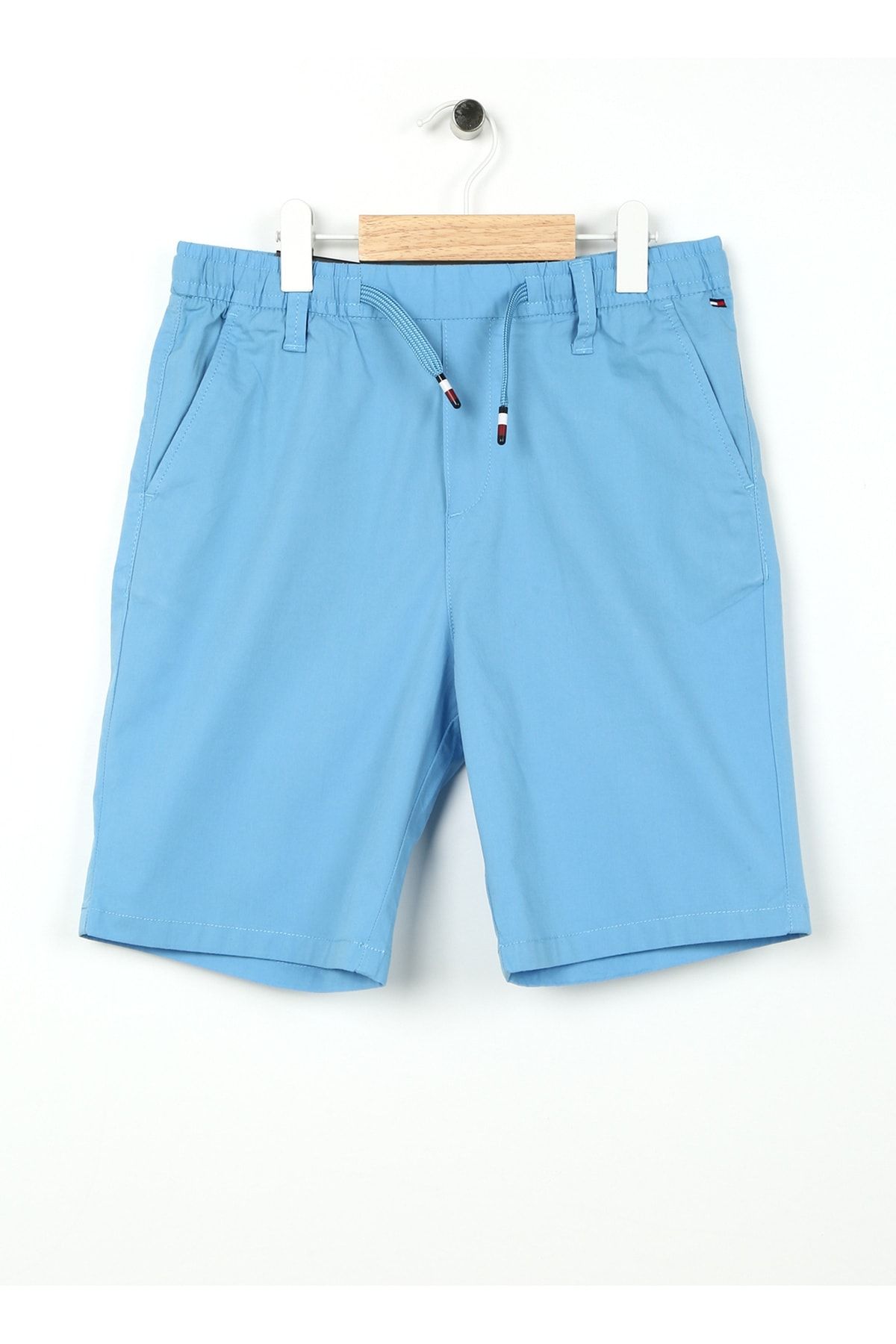 Tommy Hilfiger Normal Bel Normal Mavi Erkek Çocuk Şort POPLIN SHORTS