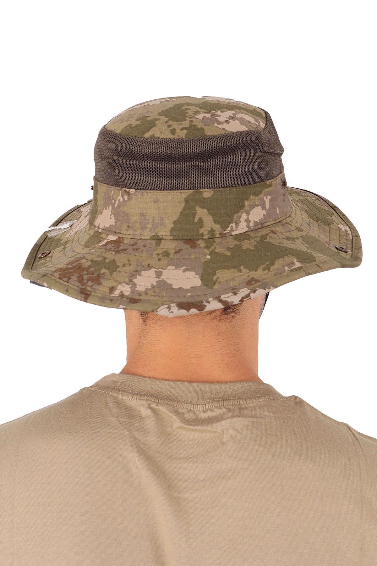 Asker Kolisi Yeni Kamuflaj Jungle Operasyon Şapkası - Fötr Askeri Şapka