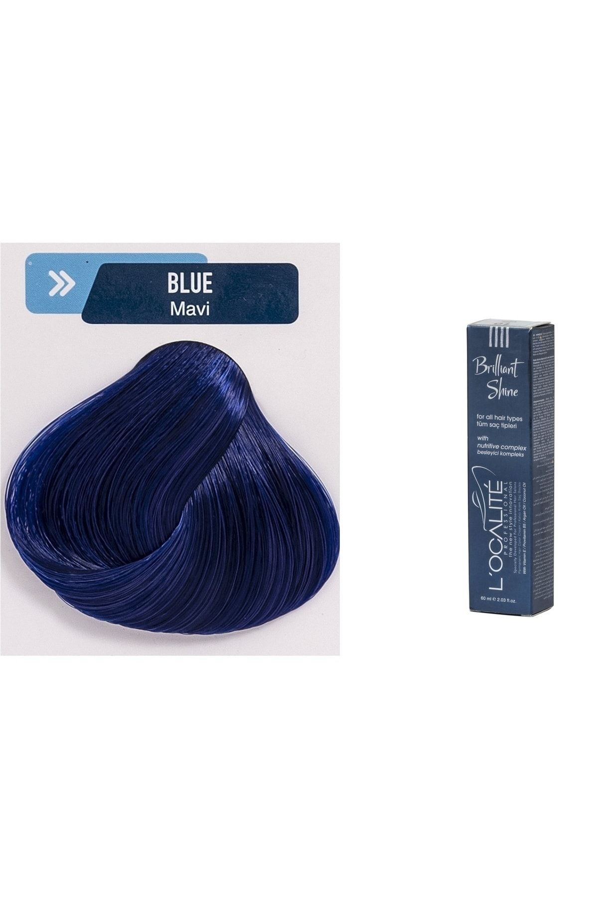 L'ocalite Saç Boyası 60ml Mavi 2 Adet