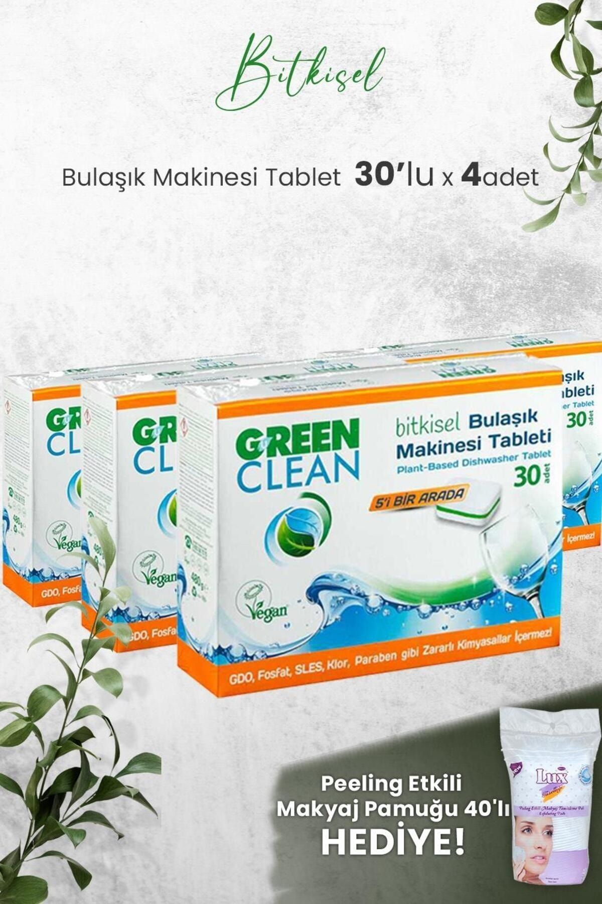 Green Clean U Green Clean Bulaşık Makinesi Tablet 30'lu x 4 Adet