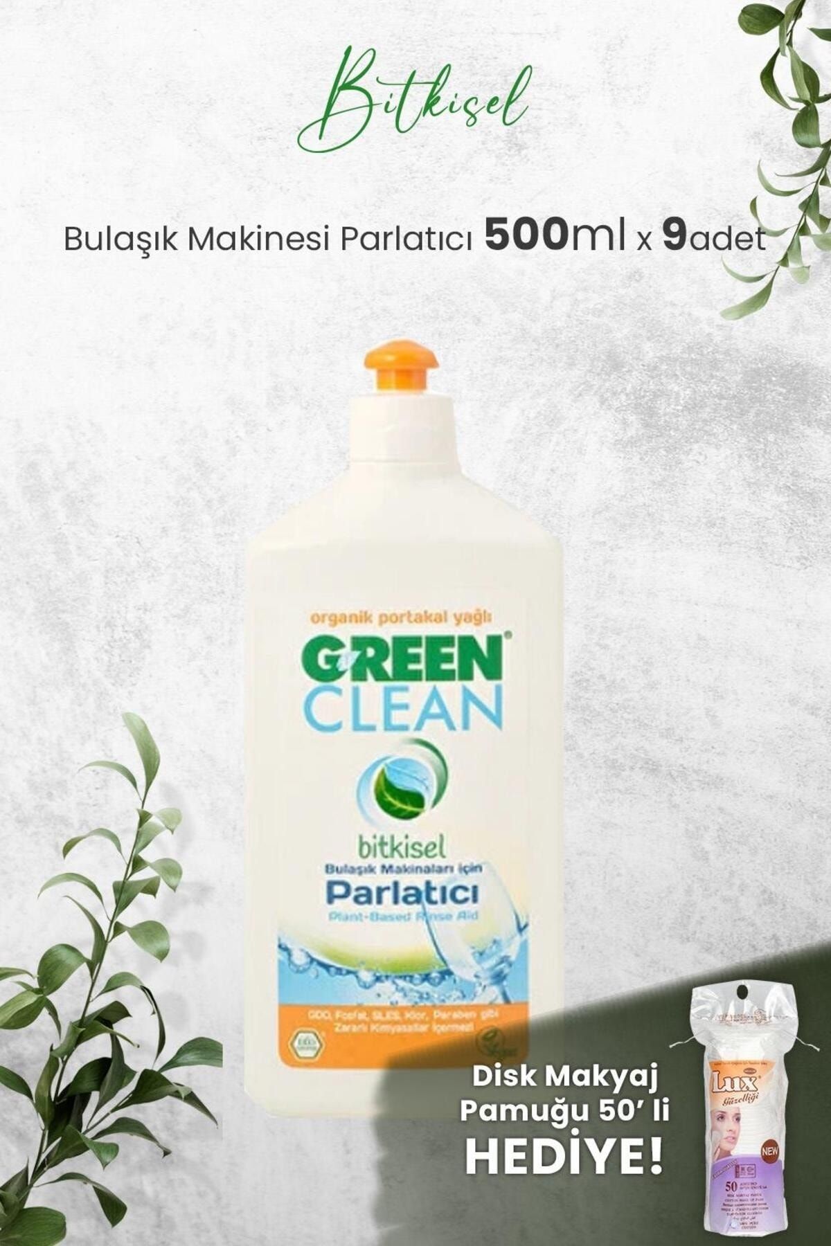 Green Clean U Green Clean Bulaşık Makinesi Parlatıcı 500 ml x 9 Adet