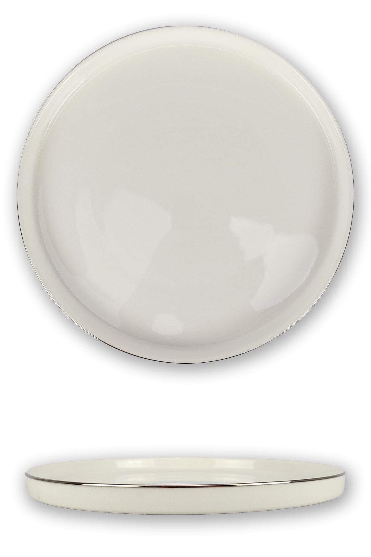 Mikasa Moor Silver Modern Porselen Pasta Tabağı - P153.898948