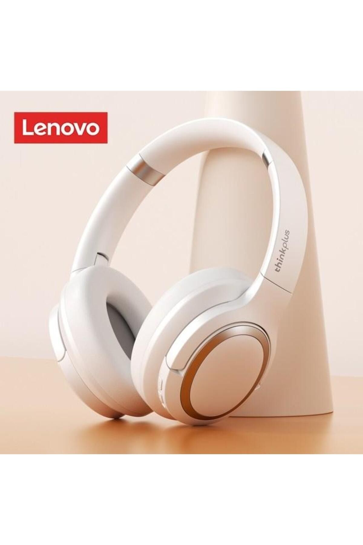 LENOVO Thinkplus TH40 Kablosuz ANC Özellikli Bluetooth Kulaküstü Kulaklık Beyaz