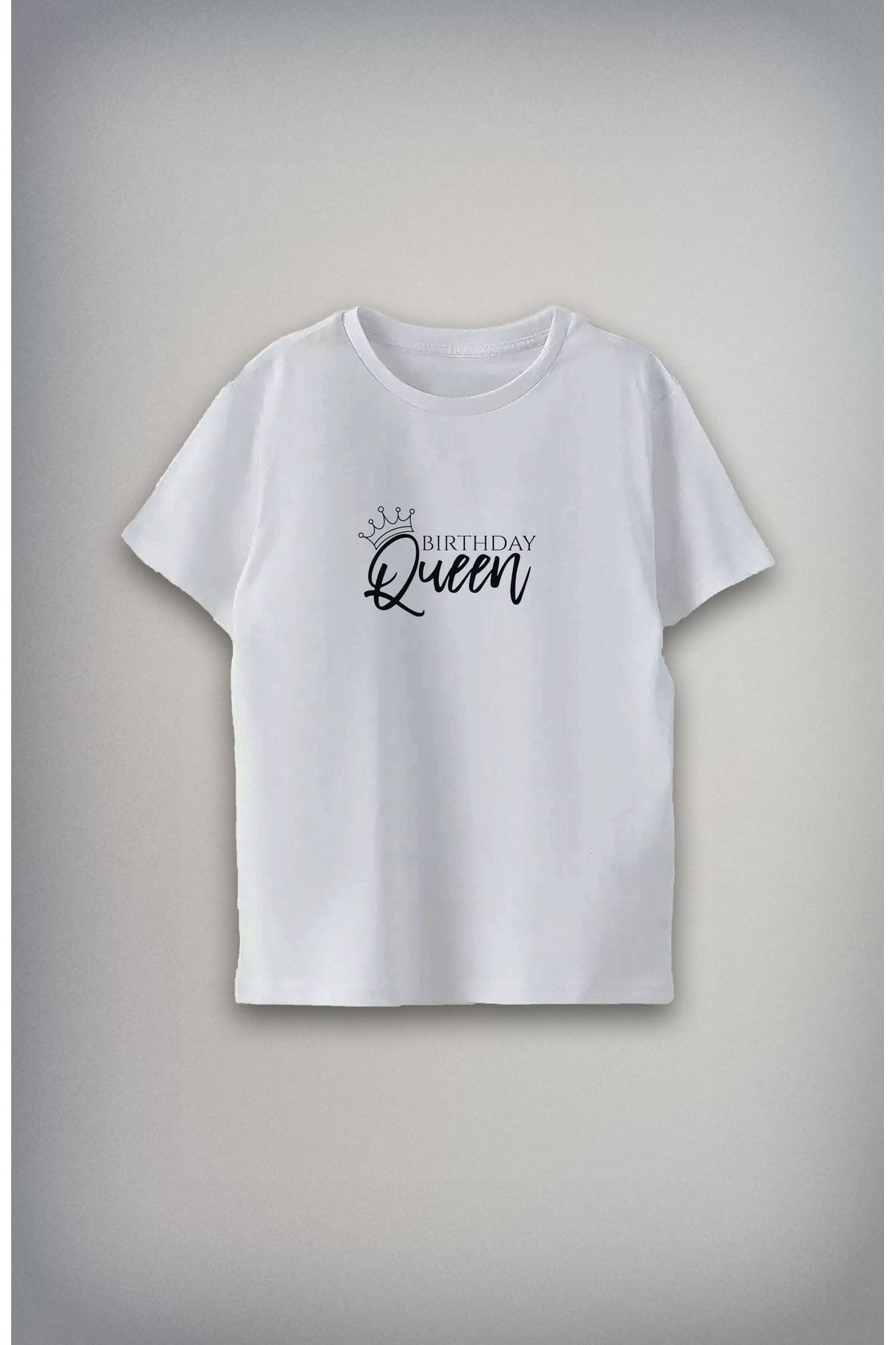 Darkia Brithday Quen Özel Tasarım Baskılı Unisex Çocuk T-shirt Tişört