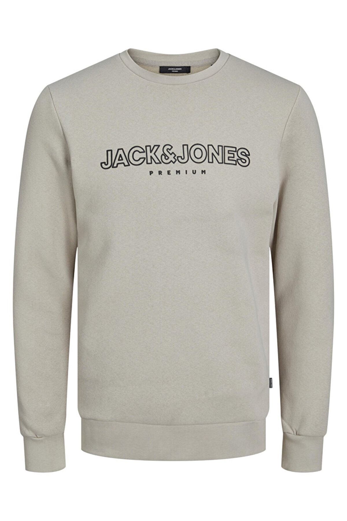 Jack & Jones Logo Baskılı Erkek Sweatshirt