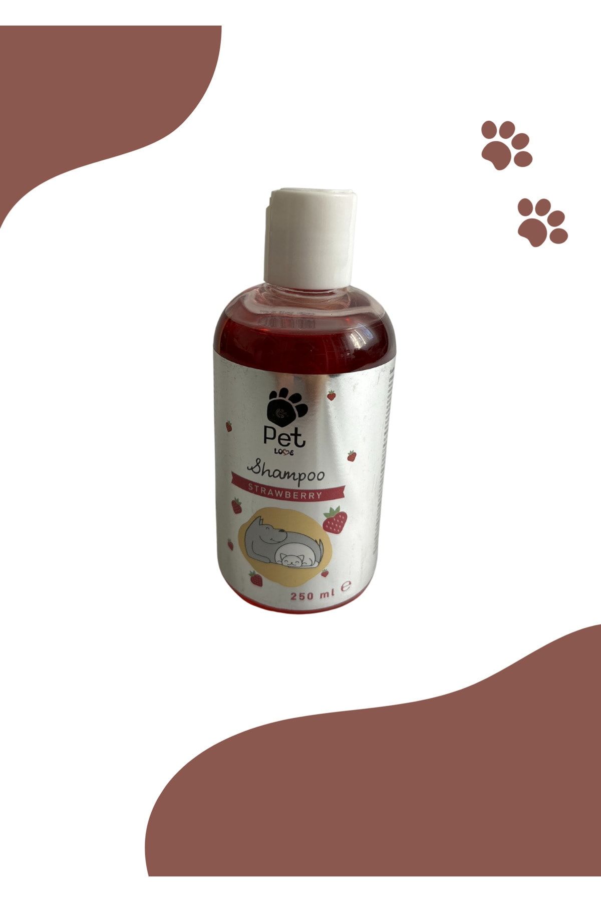 Pet Love Kedi Köpek Evcil Hayvan Şampuanı Çilekli Şampuan 250 ml