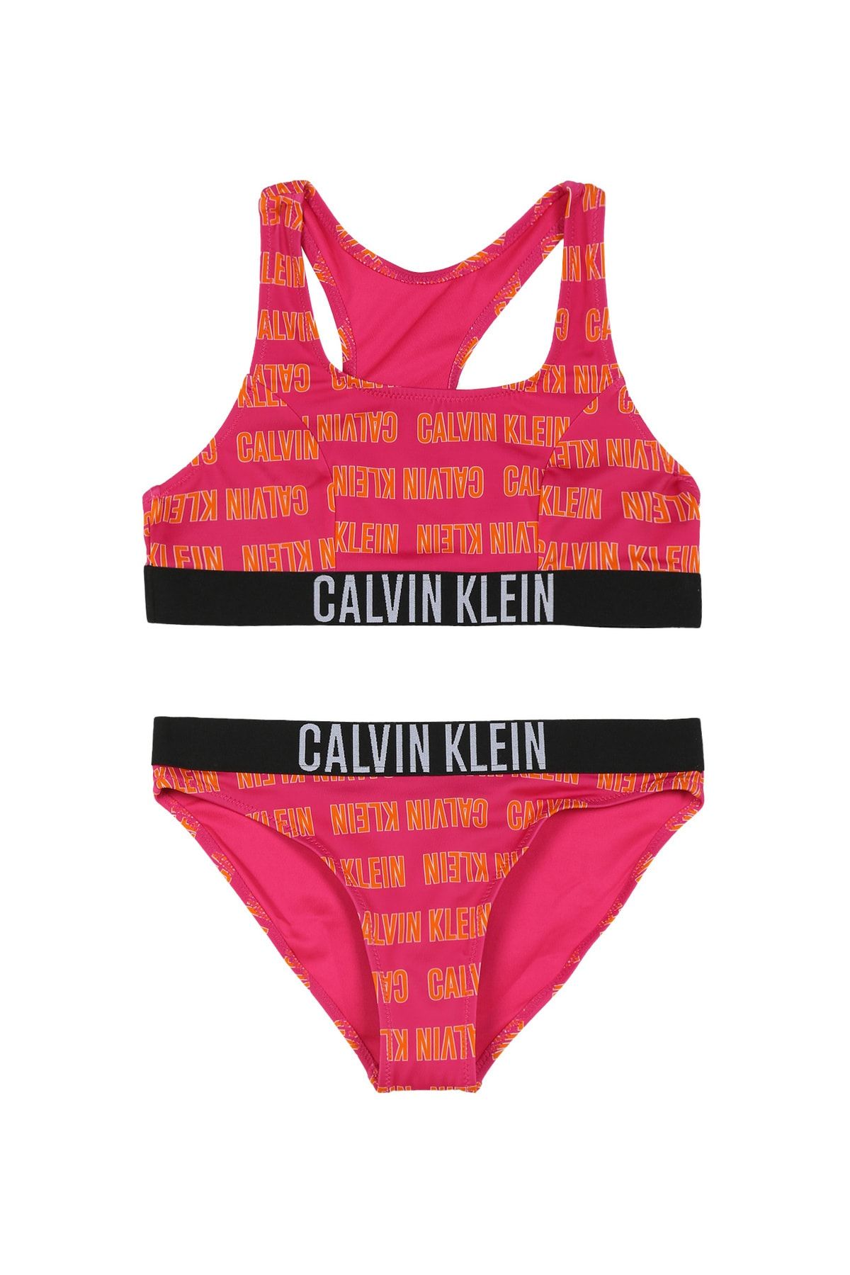 Calvin Klein Pembe Kız Çocuk Bikini Takım