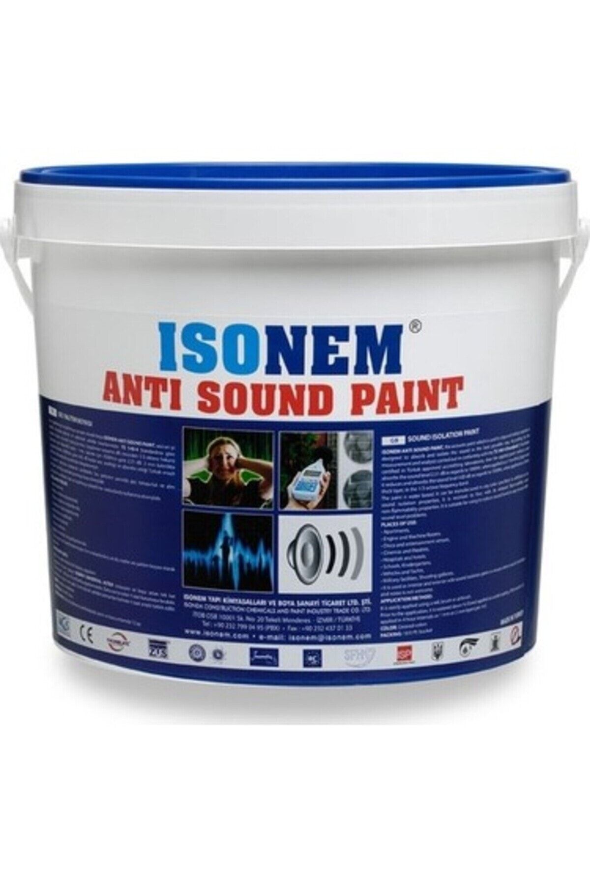 Isonem Anti Sound Paint Ses Yalıtım Boyası 5 Lt