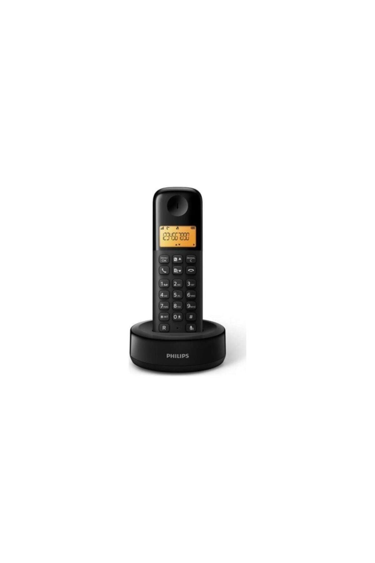 Philips D1601B Kablosuz Telefon Siyah