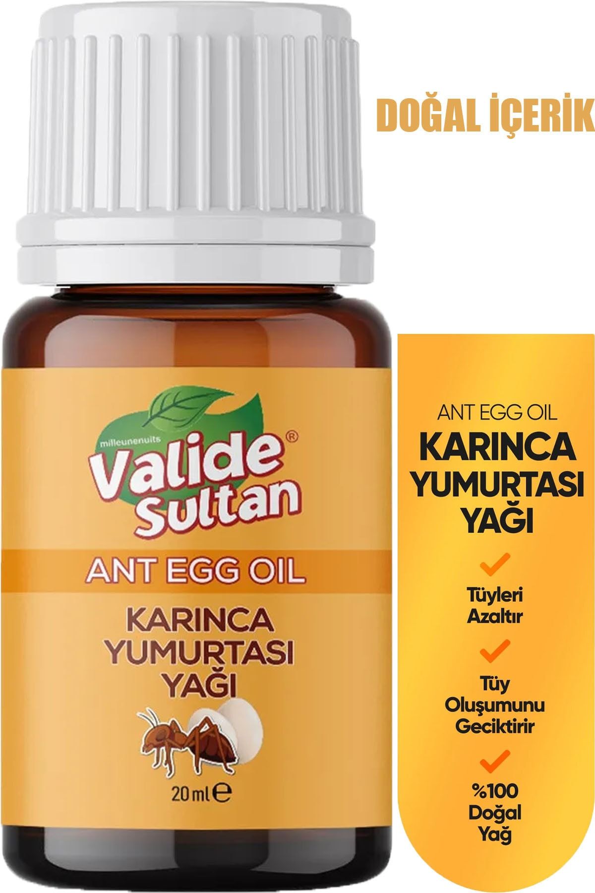 valide sultan Tüy Azaltıcı Karınca Yumurtası Yağı 20 Ml