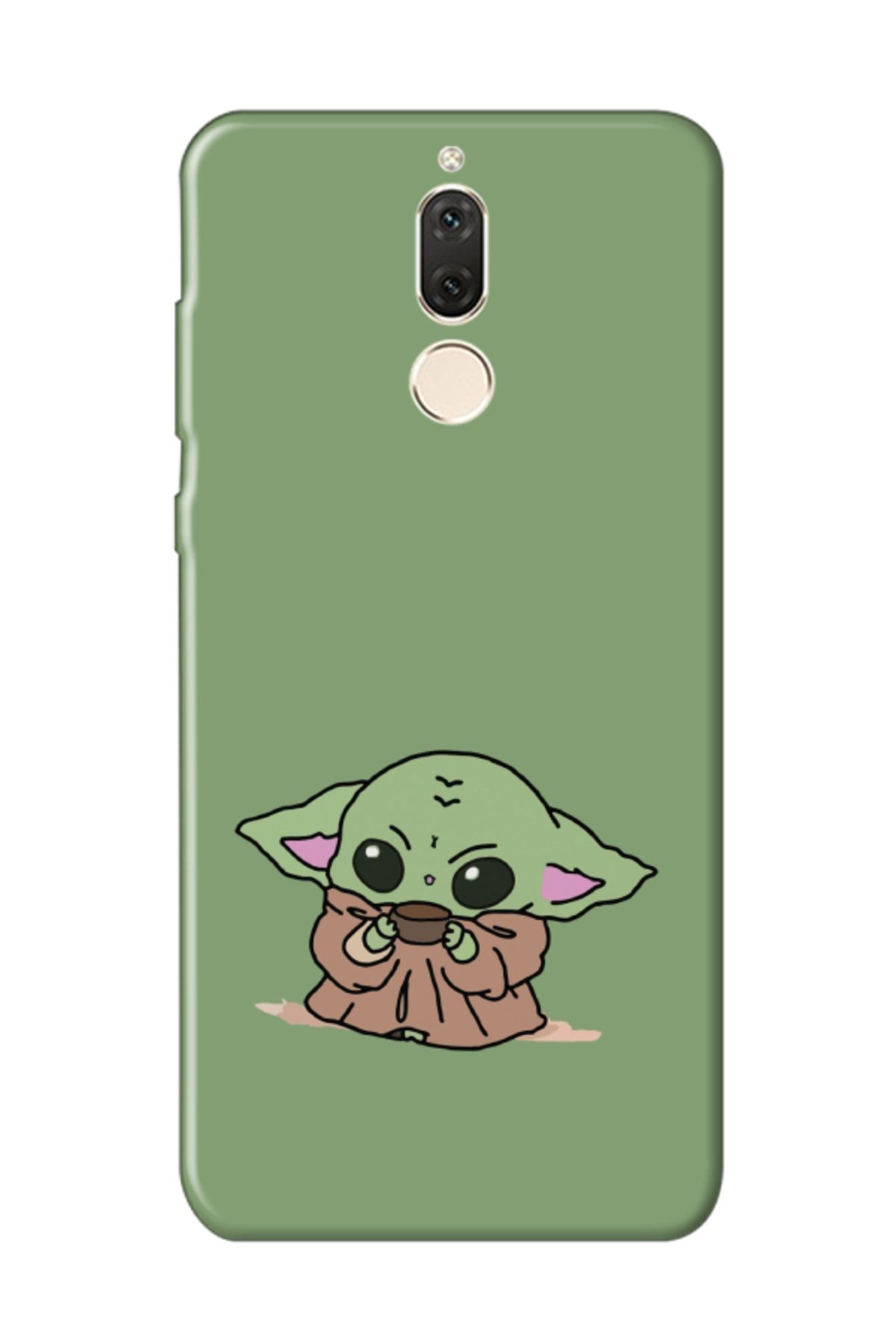 frondcase Huawei Mate 10 Lite Baby Yoda Yeşil Telefon Kılıfı