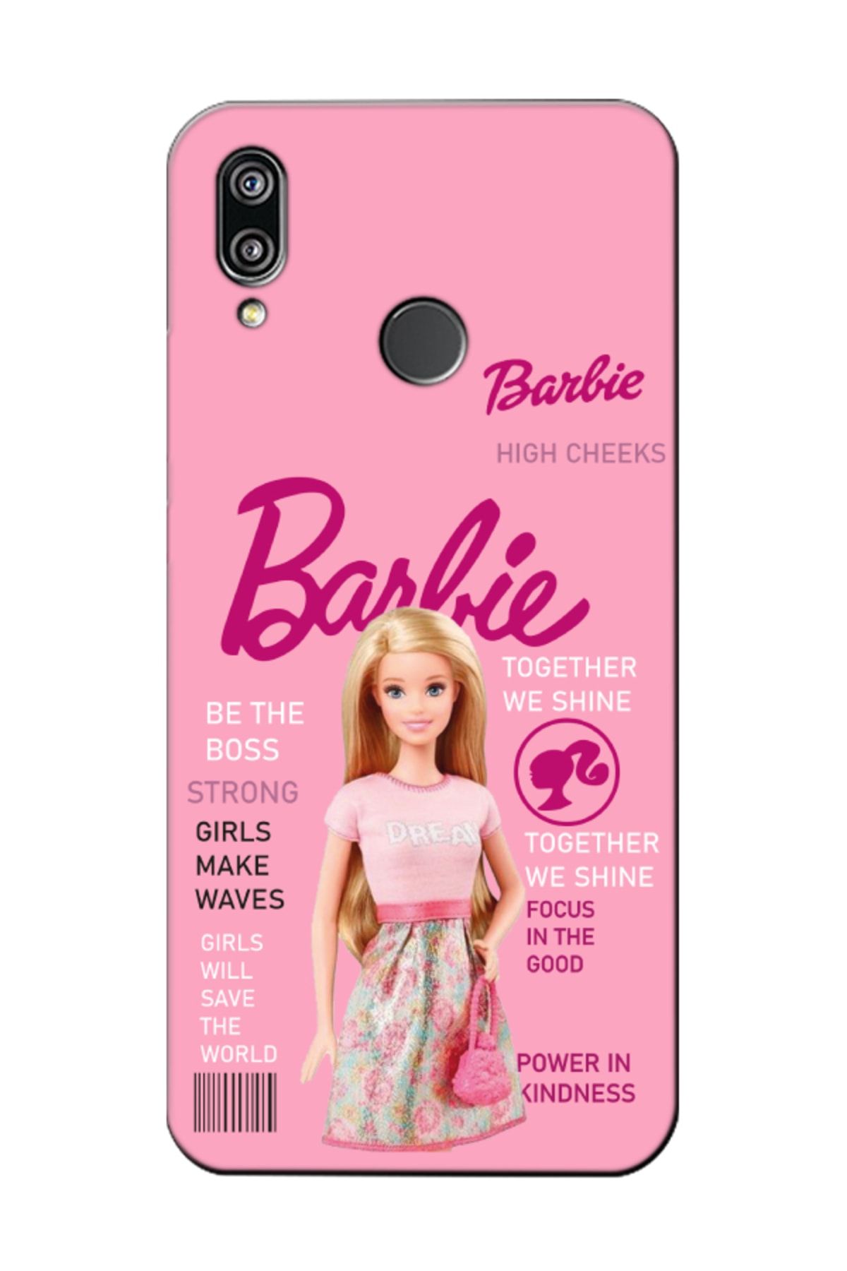 frondcase Huawei P20 Lite Uyumlu  Barbie Pembe Telefon Kılıfı
