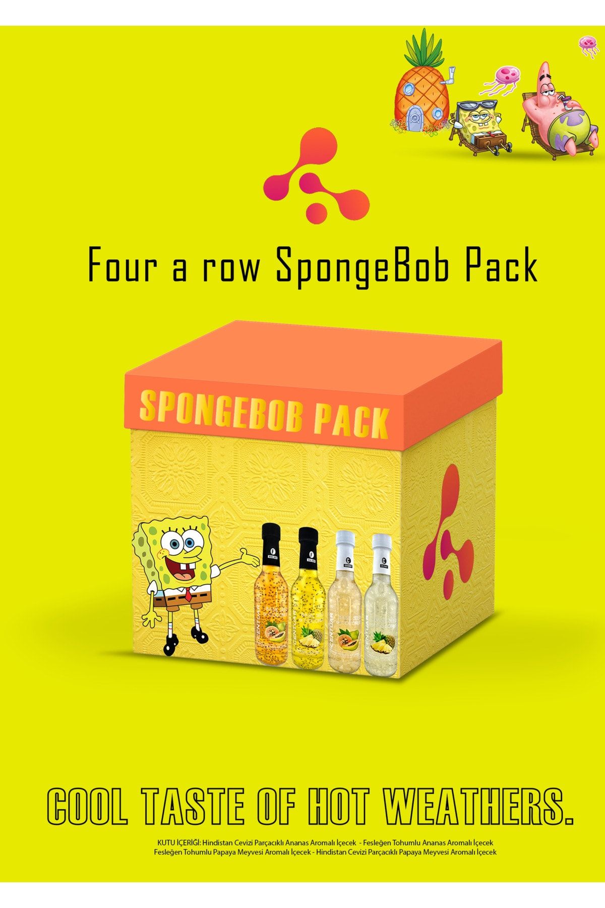 CENTUAR SpongeBob Pack 4'lü Paket