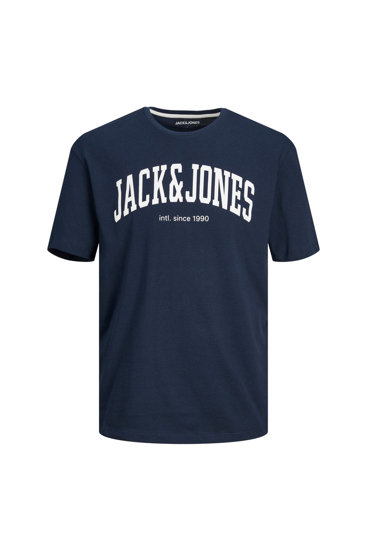 Jack & Jones Baskılı Lacivert Erkek Çocuk T-Shirt JJEJOSH TEE SS CREW NECK NOOS JNR