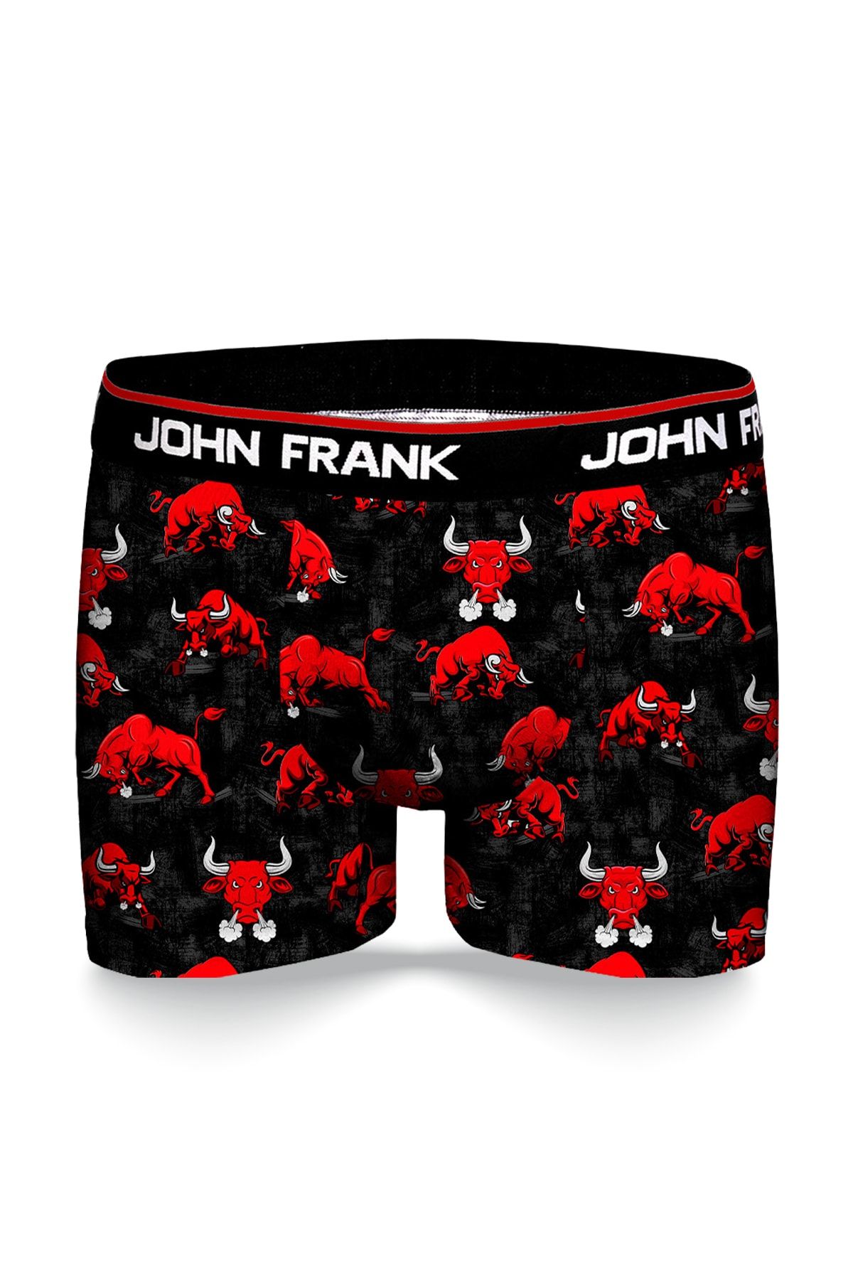 John Frank Desenli Dijital Baskılı Boxer