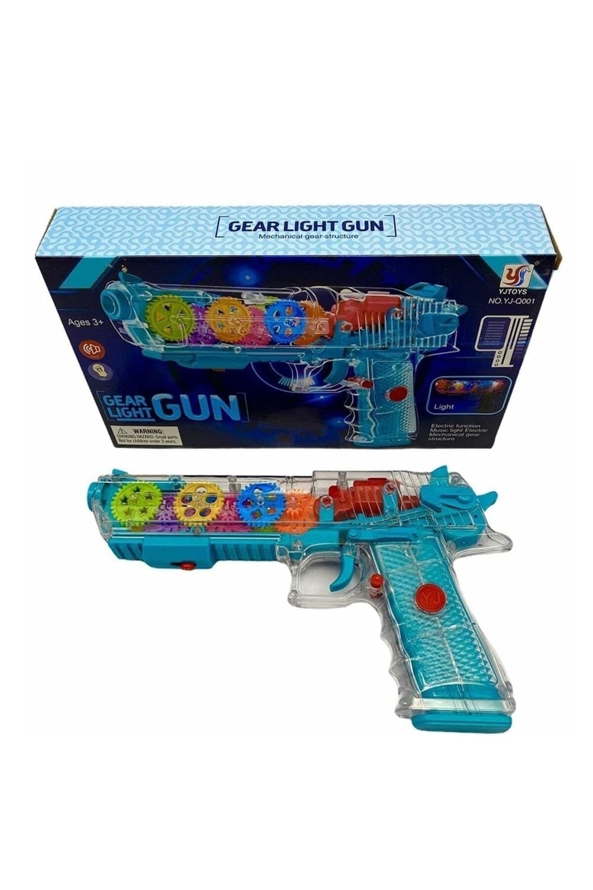 Bursa Oyuncak D.e. Concept Gear Light Gun For Kids Şeffaf Işıklı Tabanca