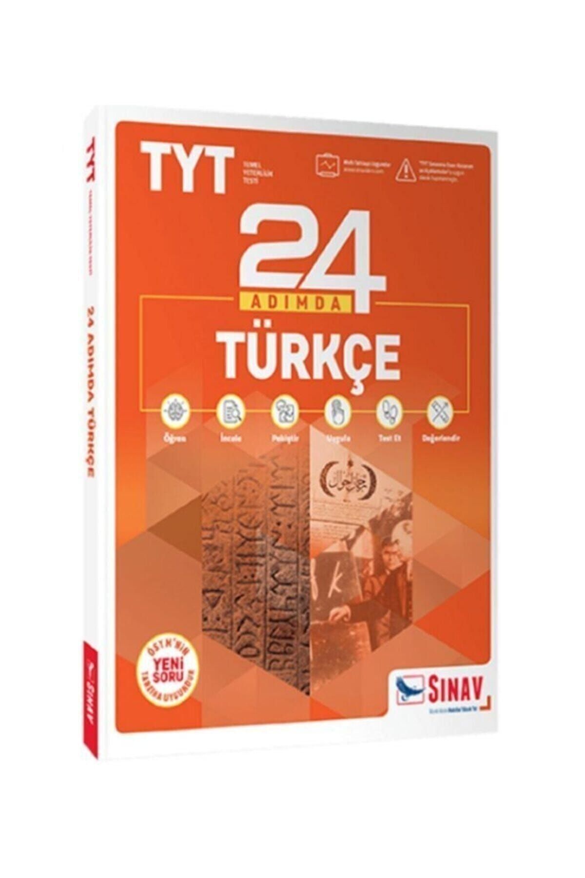 Sınav Yayınları Sınav Yks Tyt Türkçe 24 Adımda Konu Anlatımlı Soru Bankası