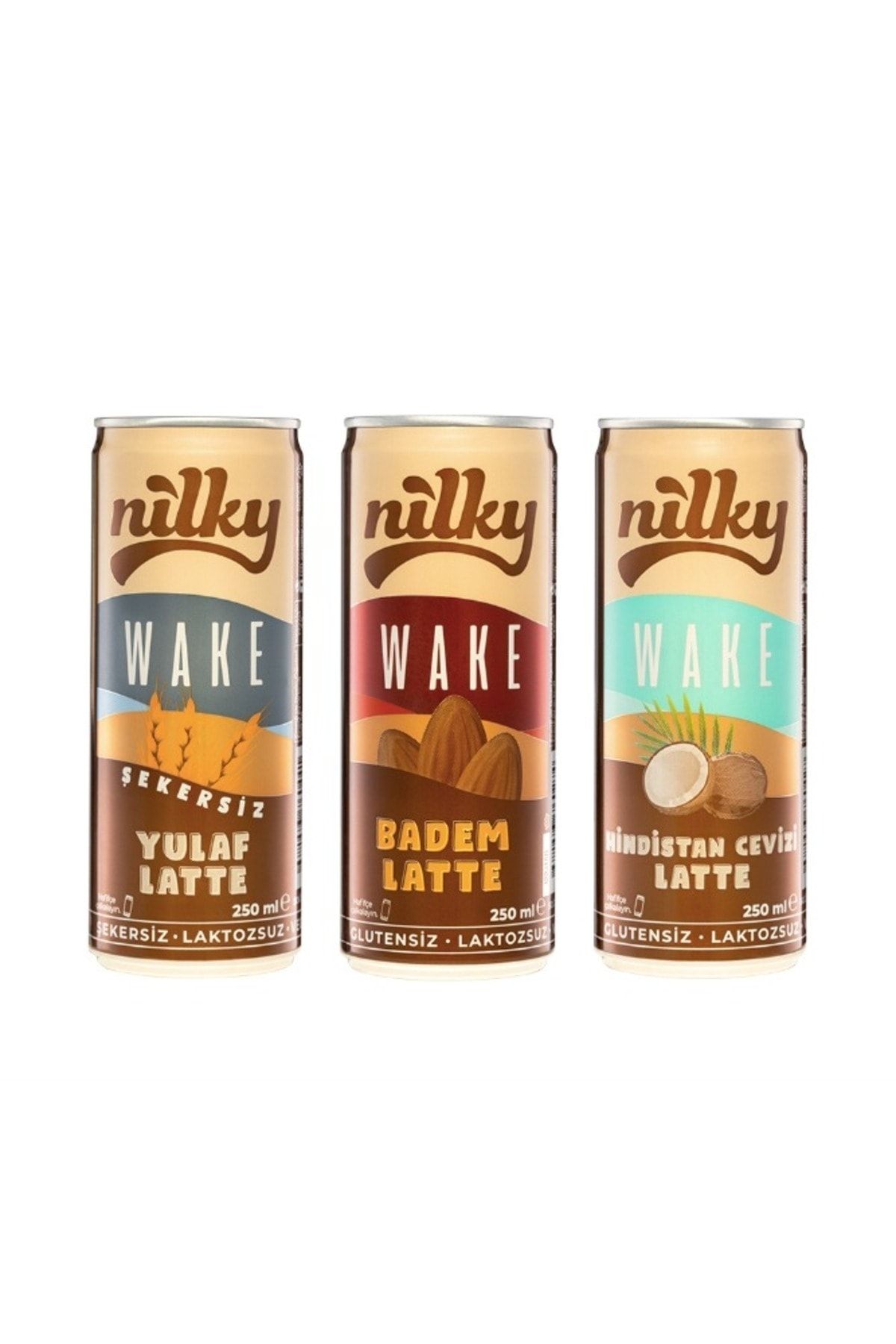 NİLKY Nilky Wake 3'lü Latte ( Almond & Coconut & Yulaf )