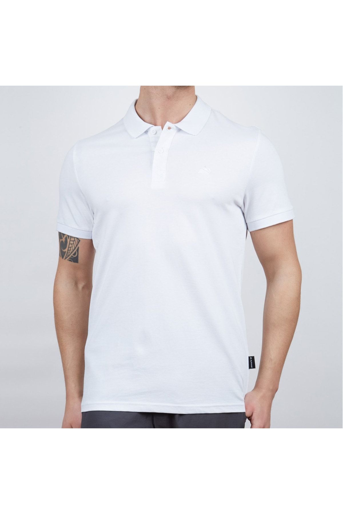 Alpinist Stratus Erkek Polo T-Shirt Beyaz 3XL (600303)