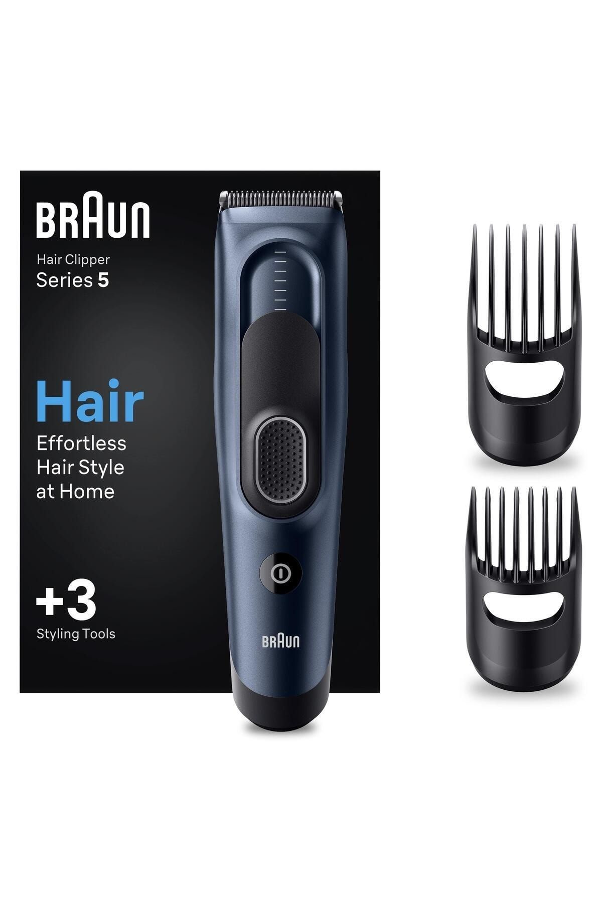 Braun Series 5 HC5350, Erkekler İçin 17 Uzunluk Ayarına Sahip Saç Kesme Makinesi
