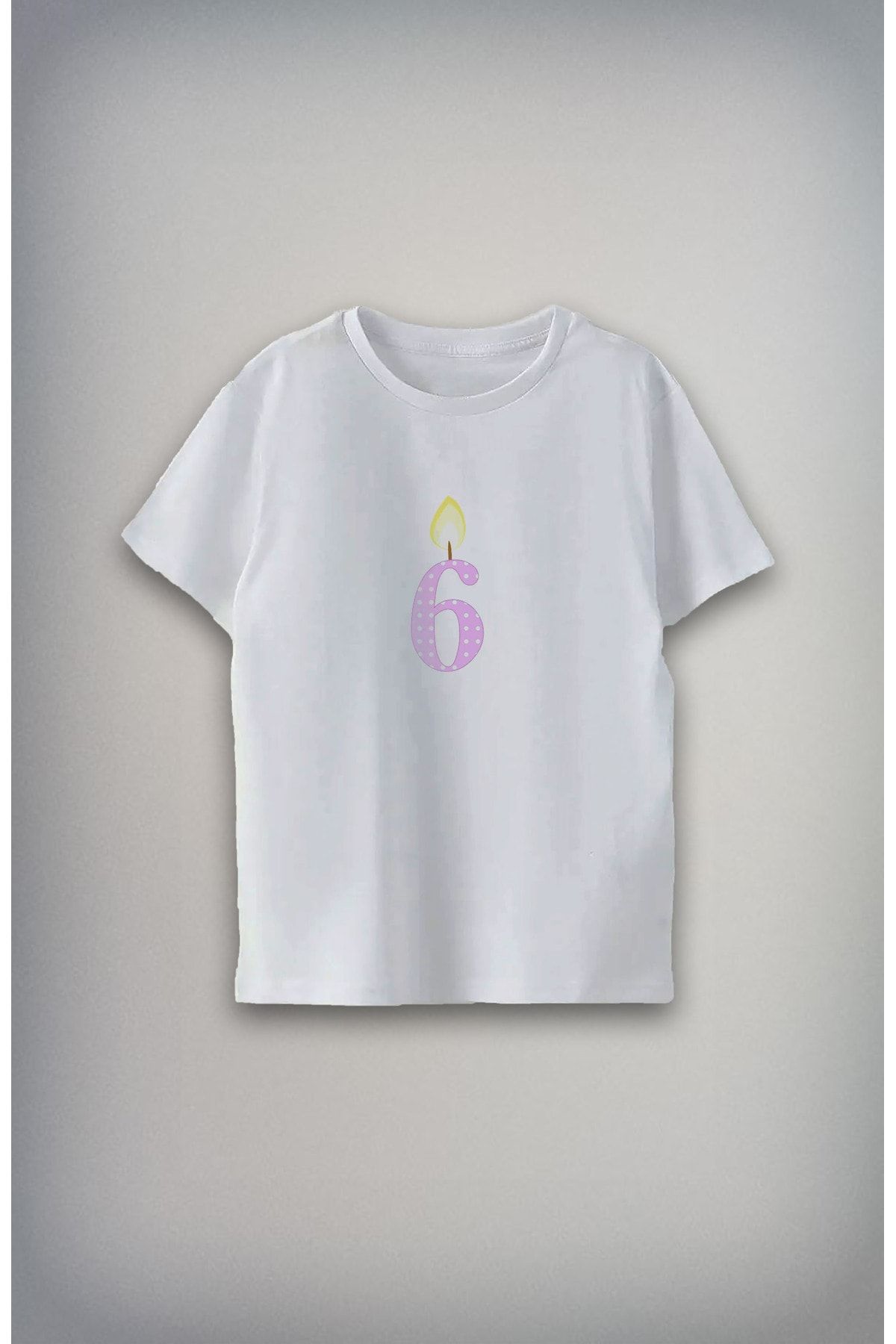 Darkia 6 Yaş Özel Tasarım Baskılı Unisex Çocuk T-shirt Tişört