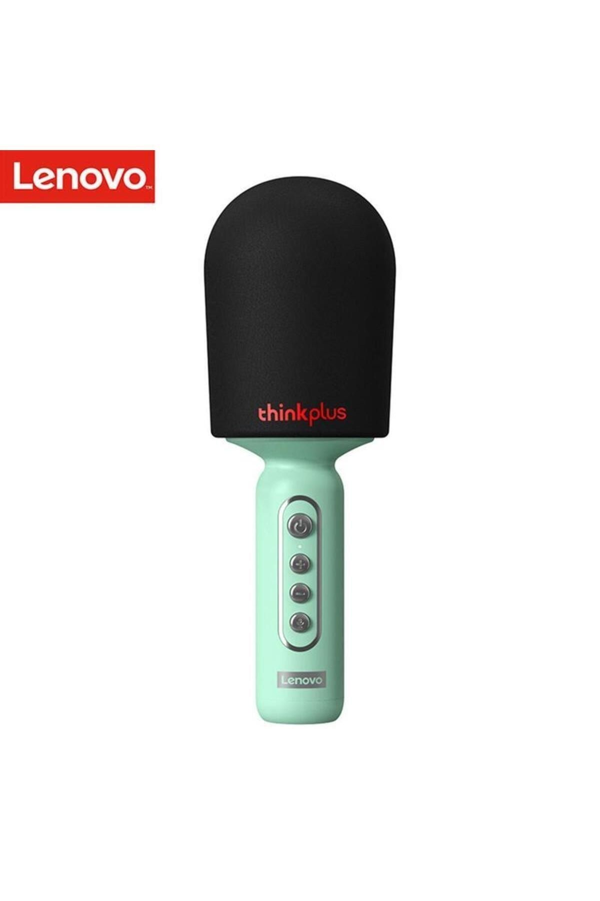 LENOVO Thinkplus M1 Ses Değiştirme Özellikli Karaoke Bluetooth Mikrofon Speaker Yeşil