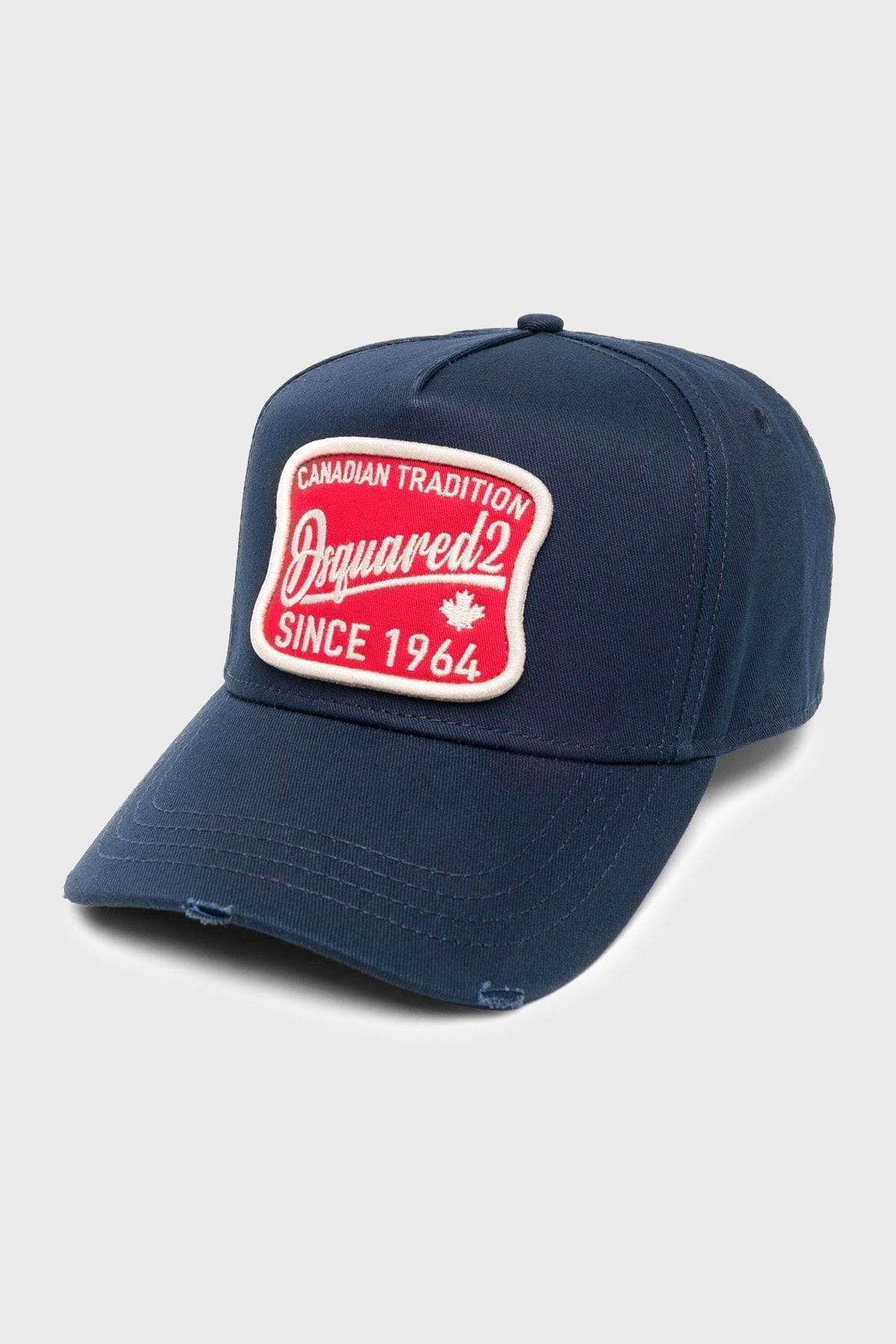DSquared2 Logolu Pamuklu Vintage Efektli Şapka Erkek ŞAPKA BCM0686 05C00001 3073