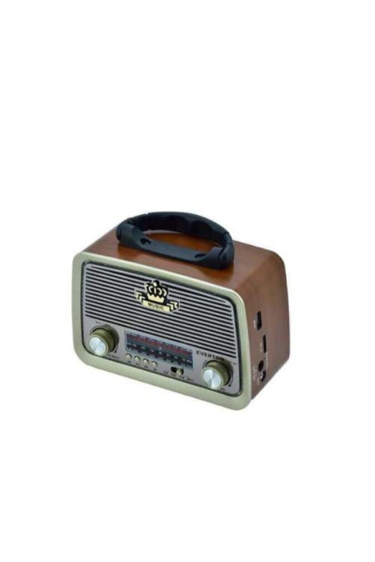 Genel Markalar Kahverengi Everton Rt-301 Nostalji Bluetooth Şarjlı Radyo Usb Sd Mp3 Player 2 Yıl