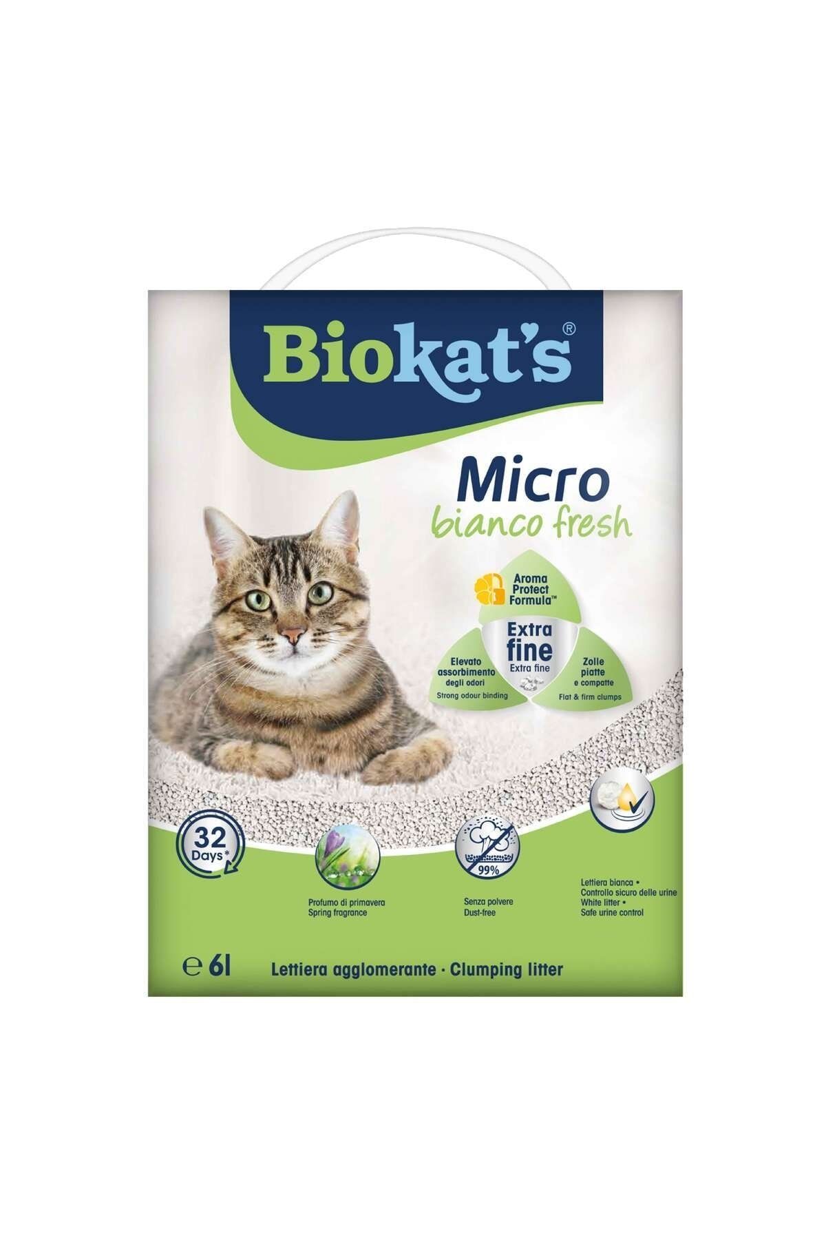 Biokat's Kedi Kumu Micro Bianco Fresh 6lt