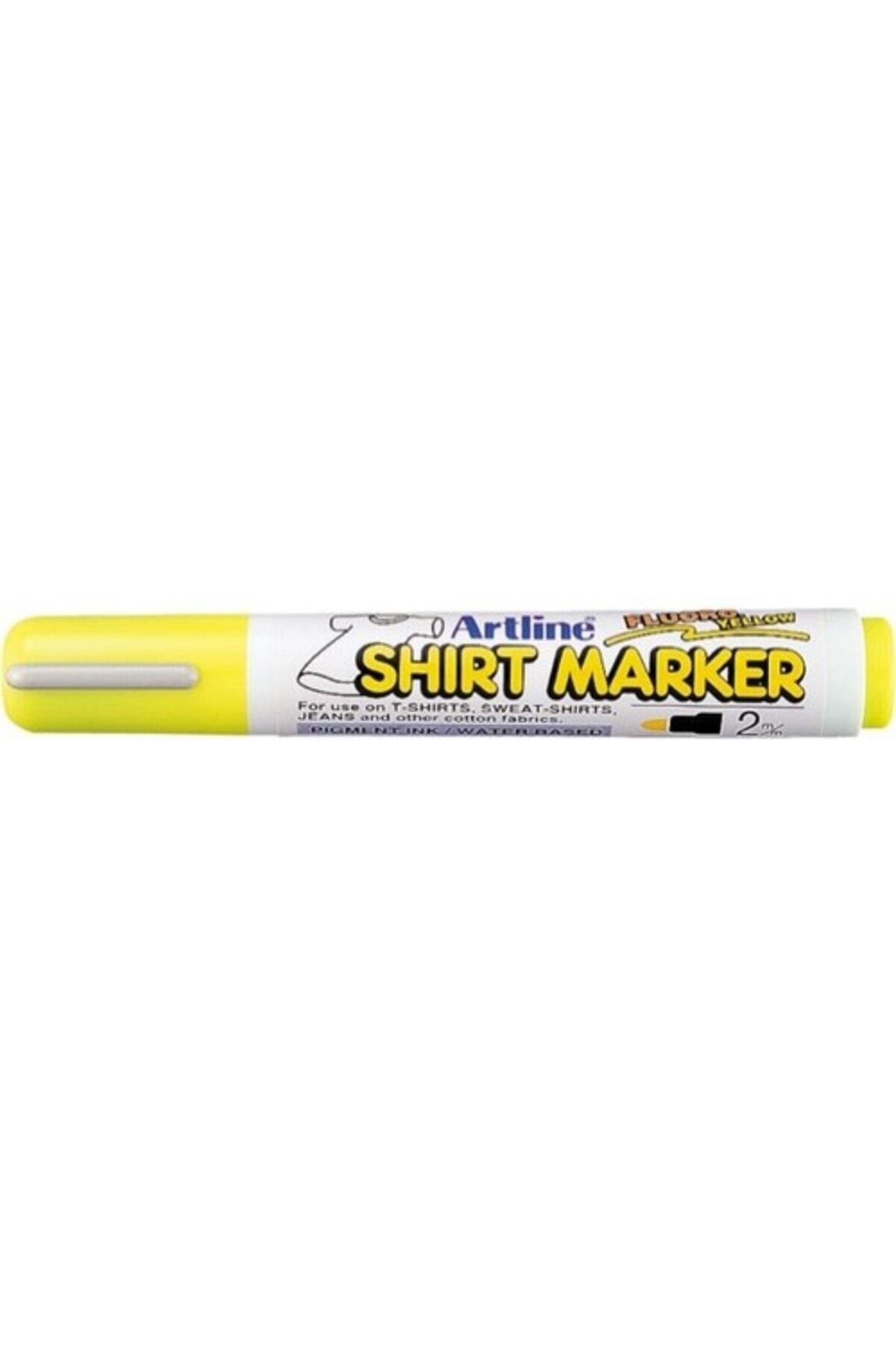 artline T-Shirt Kalemi (Kumaş Boya Kalemi) 2,0 Mm Fosforlu Sarı Ekt-2 (4 Lü Paket)