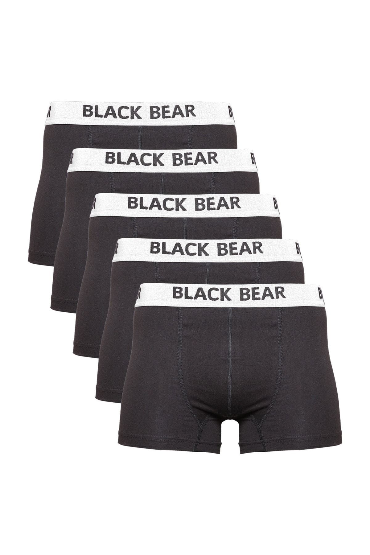 Black Bear Pamuklu Likralı Premium Erkek Boxer Ultra Rahat 5'li Paket