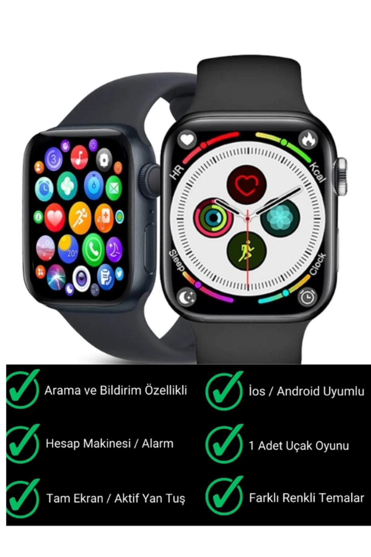 Teknoloji Gelsin T700S Hlwatch Pro Smart Watch Akıllı Saat Watch 7 45mm 1.8 inç Ekran Ios Android Uyumlu V5.2