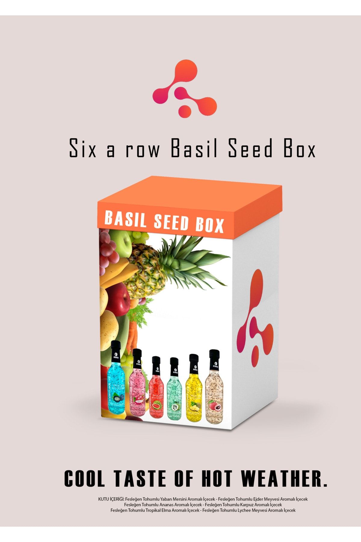 CENTUAR Basil Seed Box 6'lı Paket