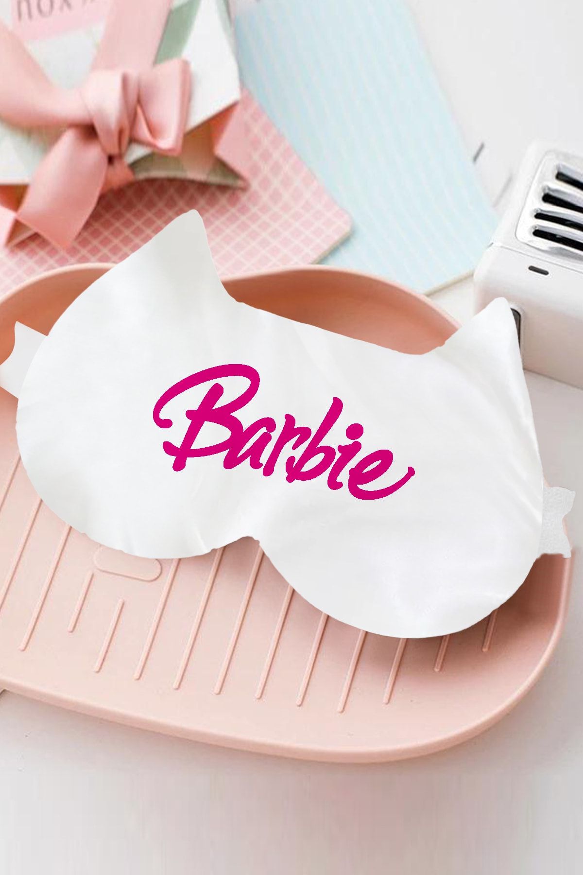 Miomundo Barbie Bordo Batman Cat Woman Kedi Göz Uyku Bandı