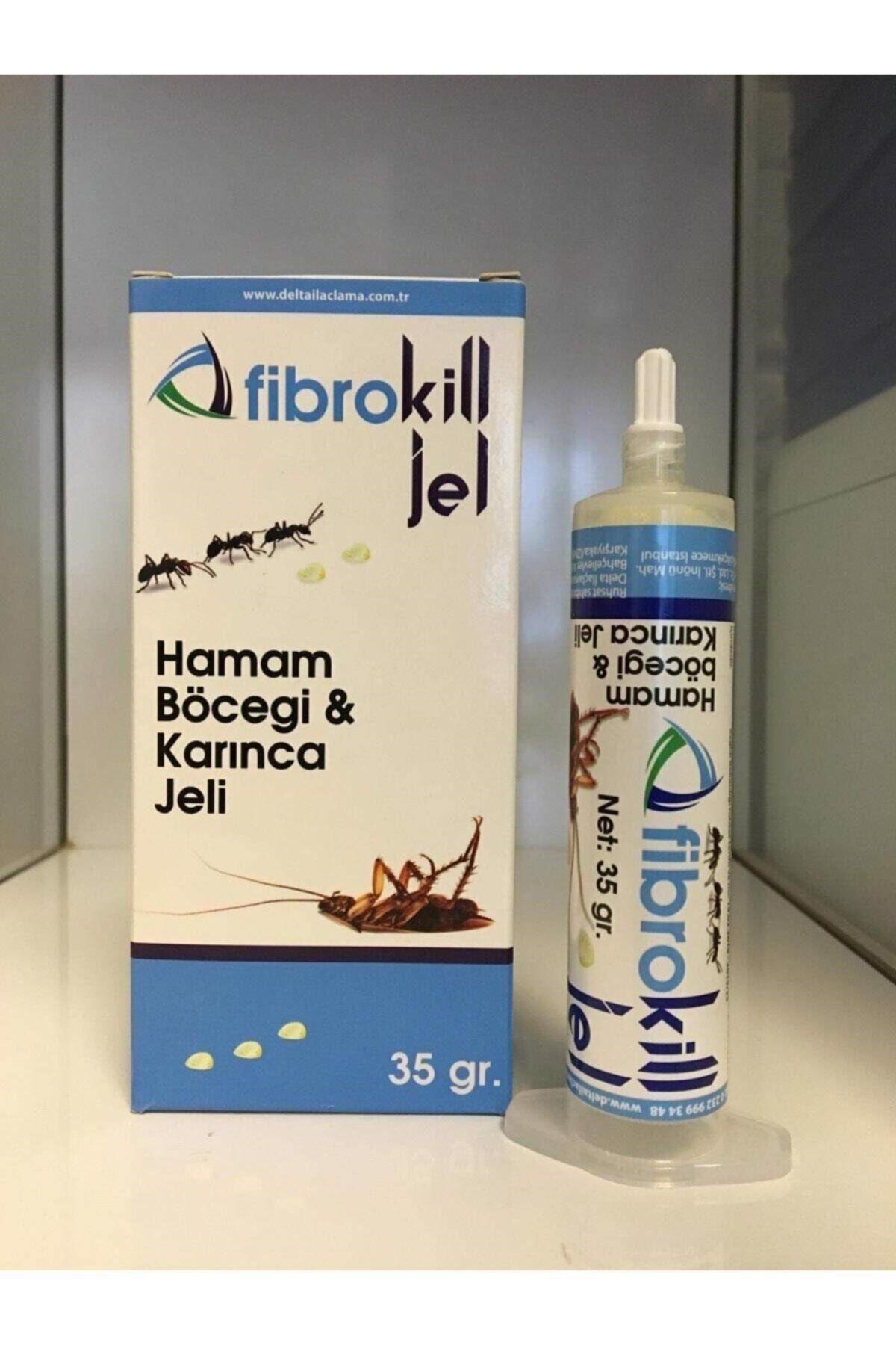 Biyo Fibrokill Jel Hamamböceği Karınca Jeli 35gr Öldürücü Kovucu