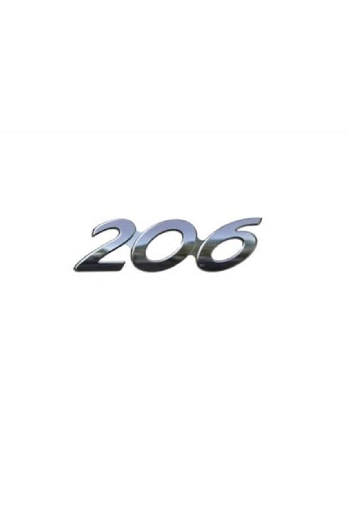 EDEXPORT Peugeot 206 Arka 206 Yazisi -Aslan Armasi Ve Peugeot Yazisi Set 387277985