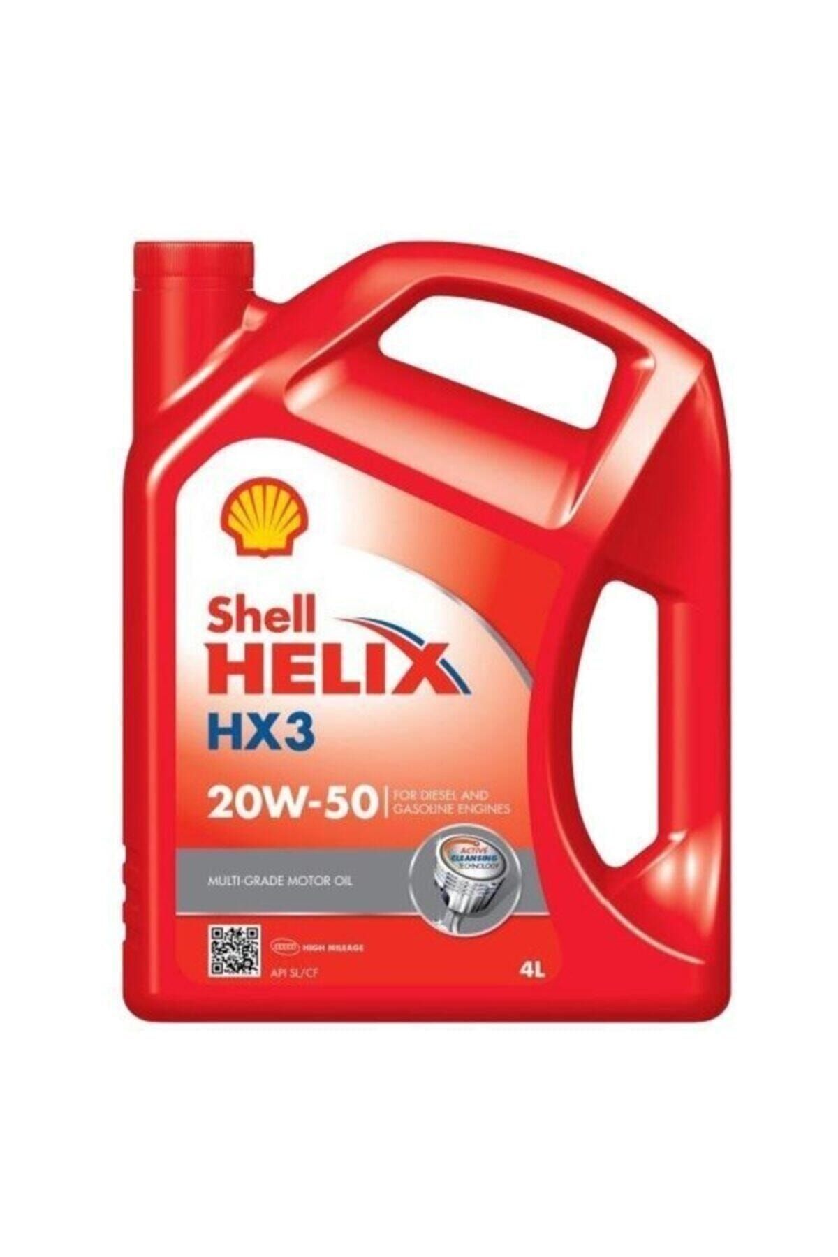 Shell Helix Hx3 20w-50 4 Lt Motor Yağı [ 2022-üretim ]