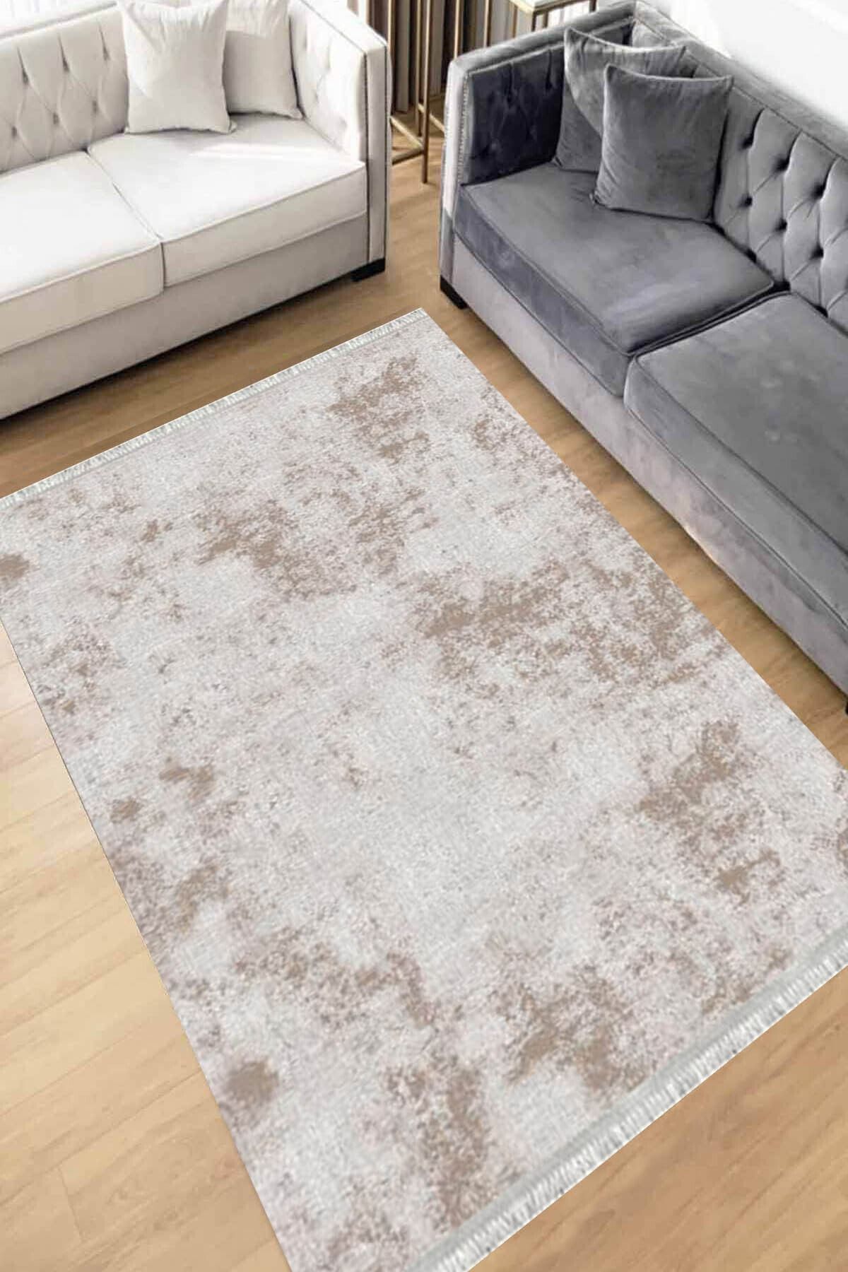 Motto Rug Store Eko Dijital Baskı Yıkanabilir Kaymaz Taban Dekoratif Salon Halısı Mutfak Halısı Yolluk