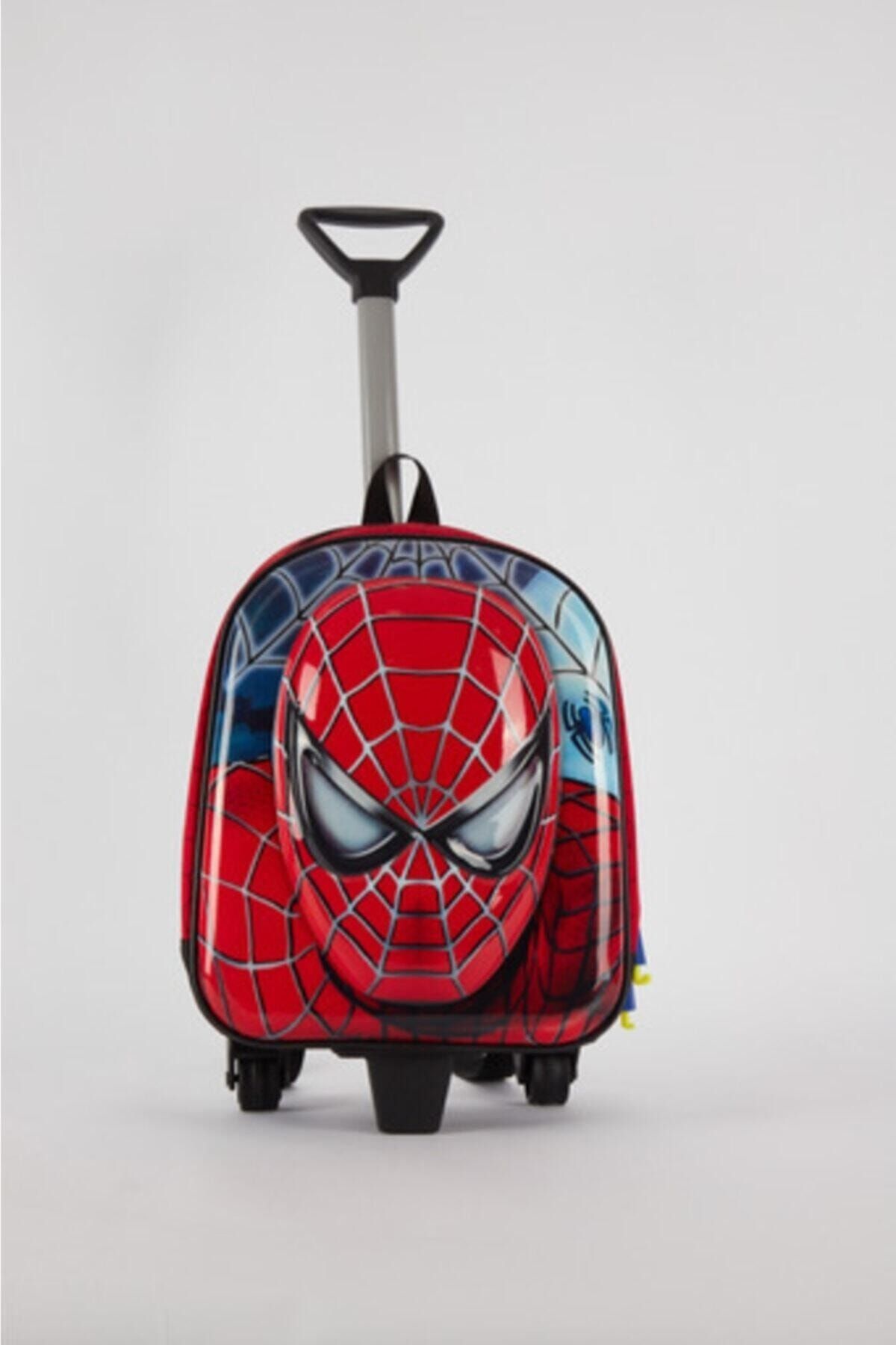 White Bag Spiderman Çekçekli Anaokulu Çantası
