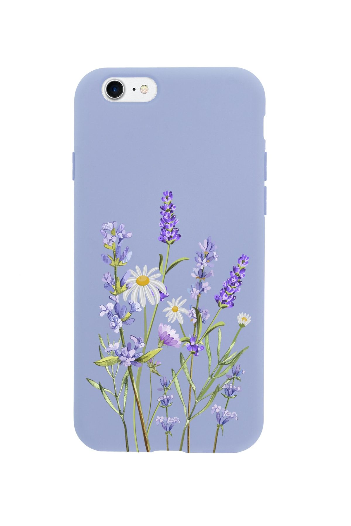 mooodcase Iphone 8 Lavender Premium Lila Lansman Silikonlu Kılıf